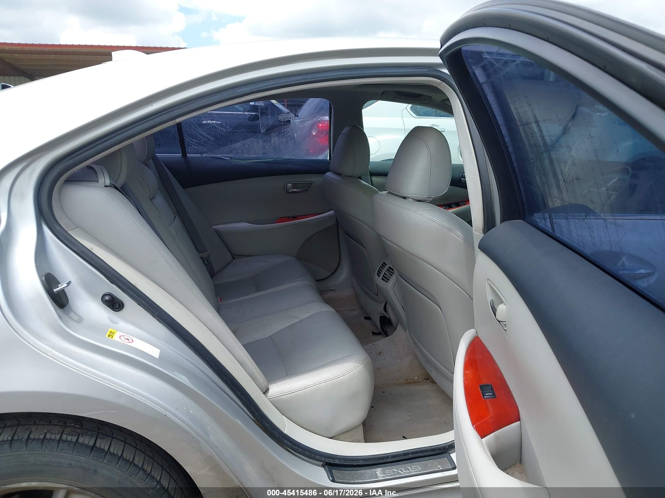 2008 Lexus Es 350 Silver vin: JTHBJ46GX82187845