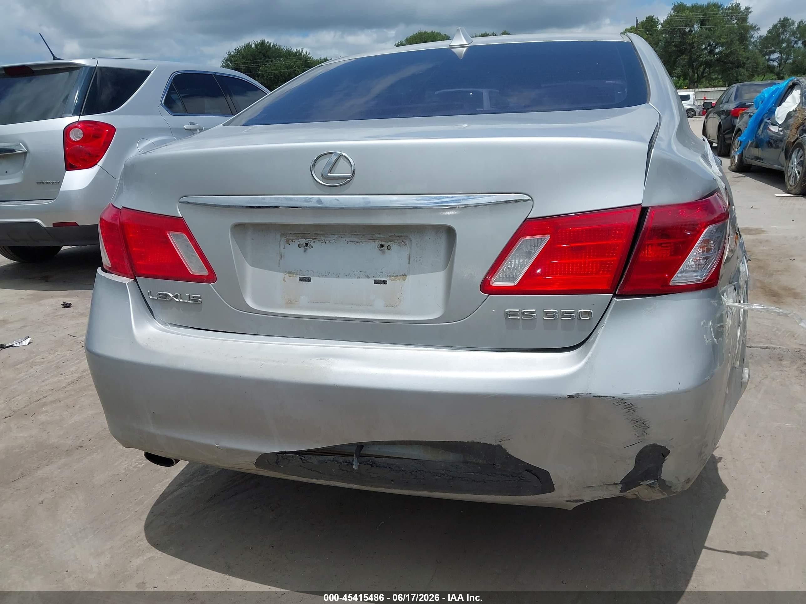 2008 Lexus Es 350 Silver vin: JTHBJ46GX82187845