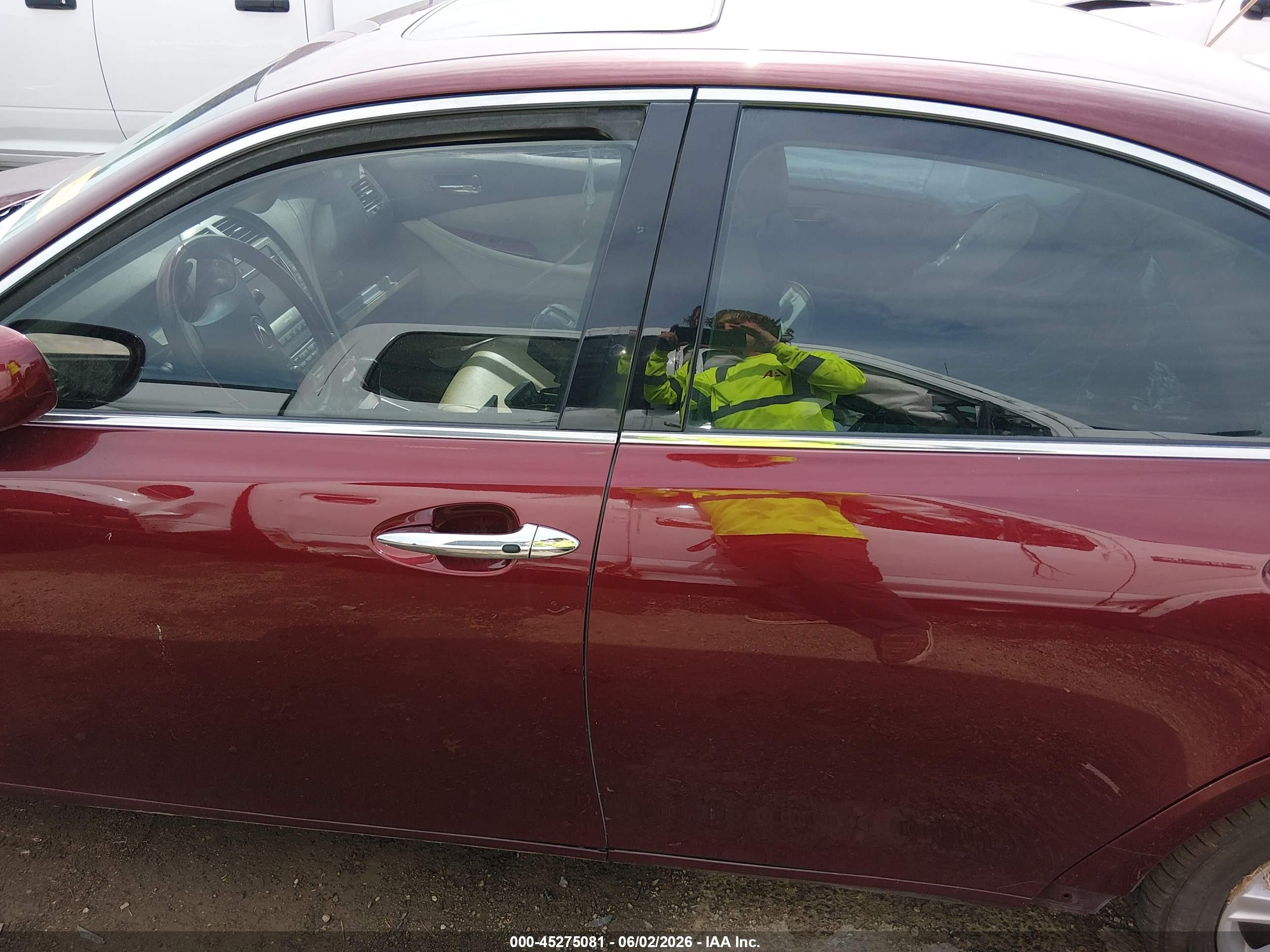 2008 Lexus Es 350   Red vin: JTHBJ46GX82197498