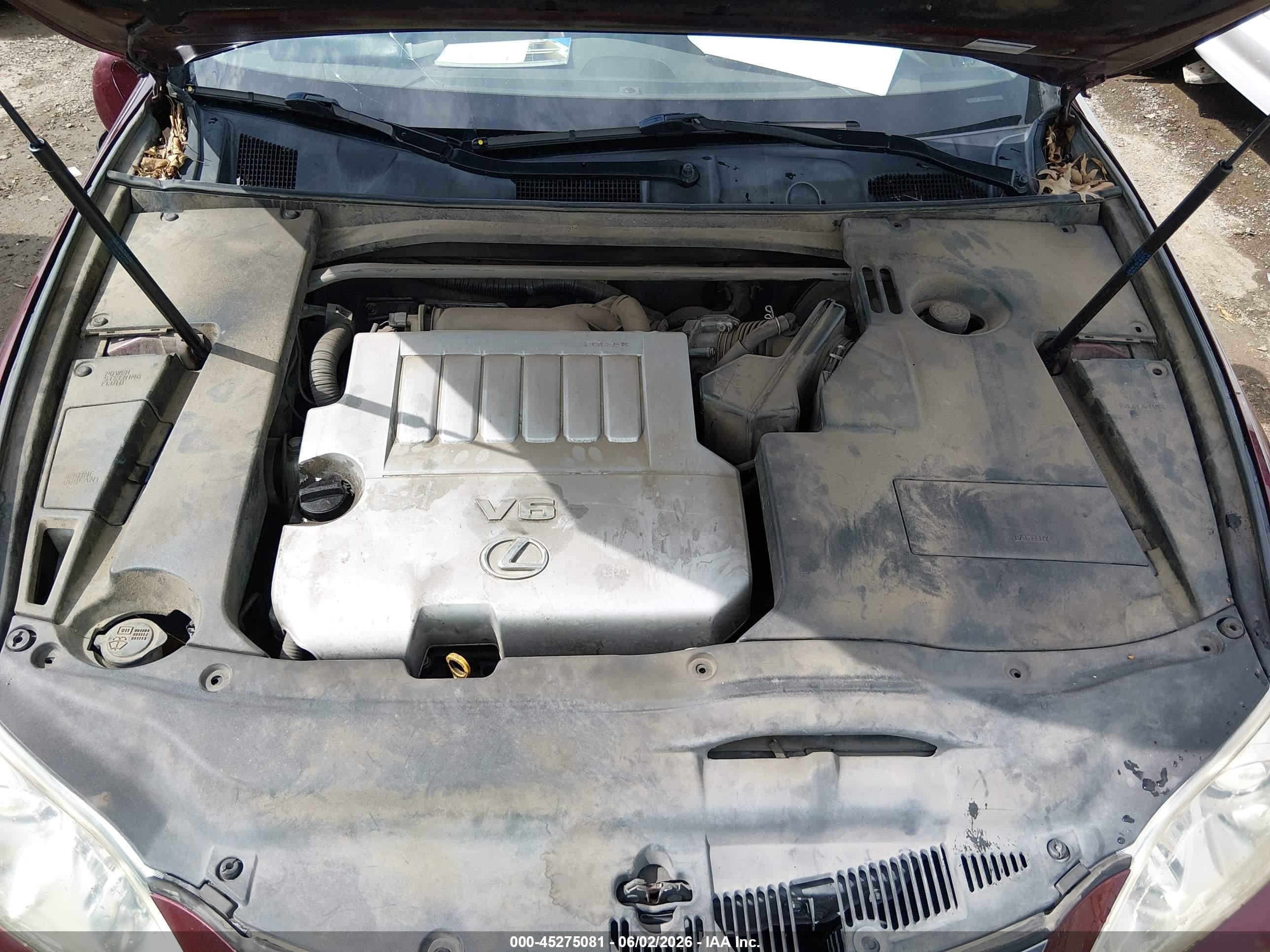 2008 Lexus Es 350   Red vin: JTHBJ46GX82197498