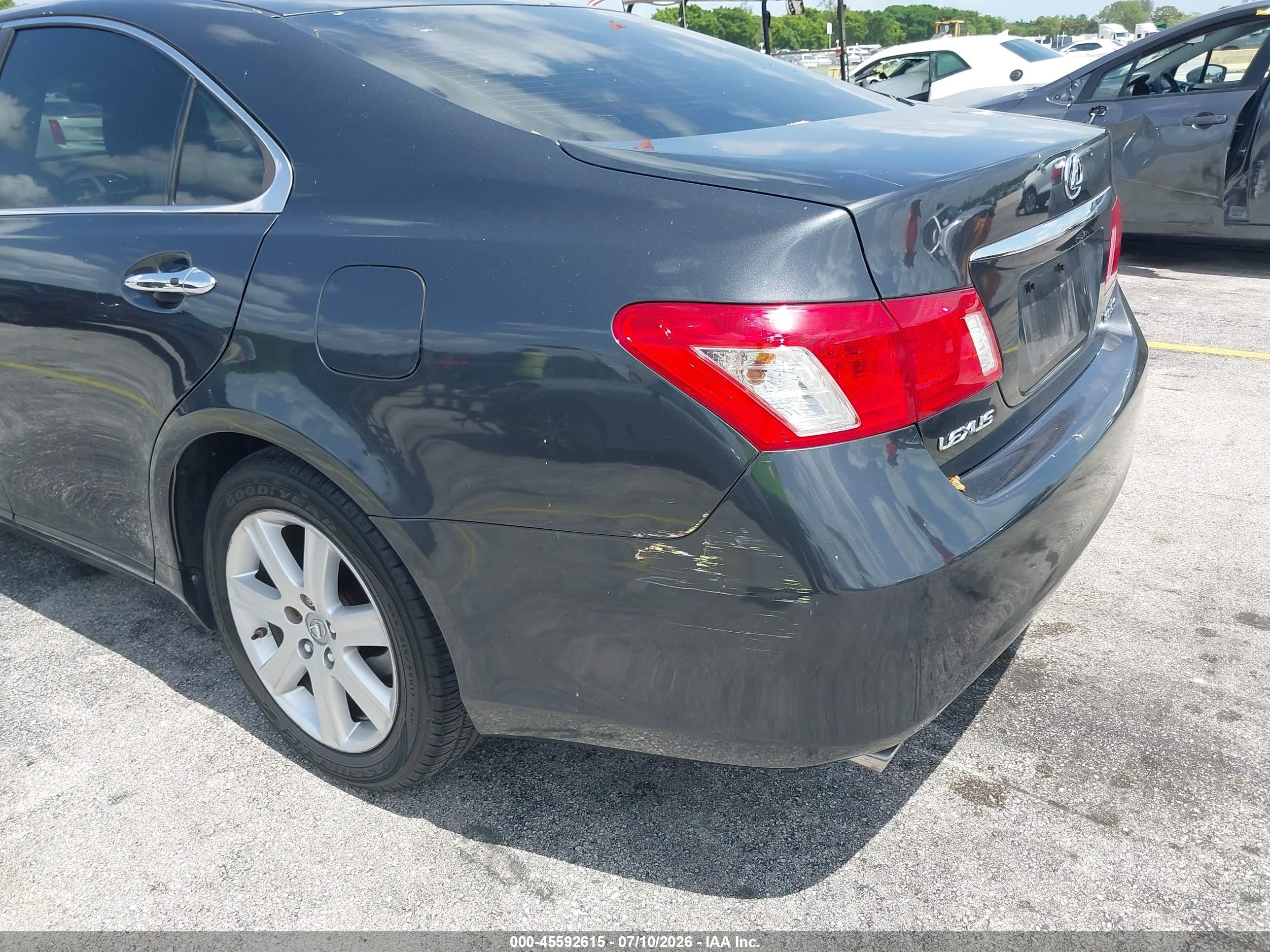 2008 Lexus Es 350   Gray vin: JTHBJ46GX82198974