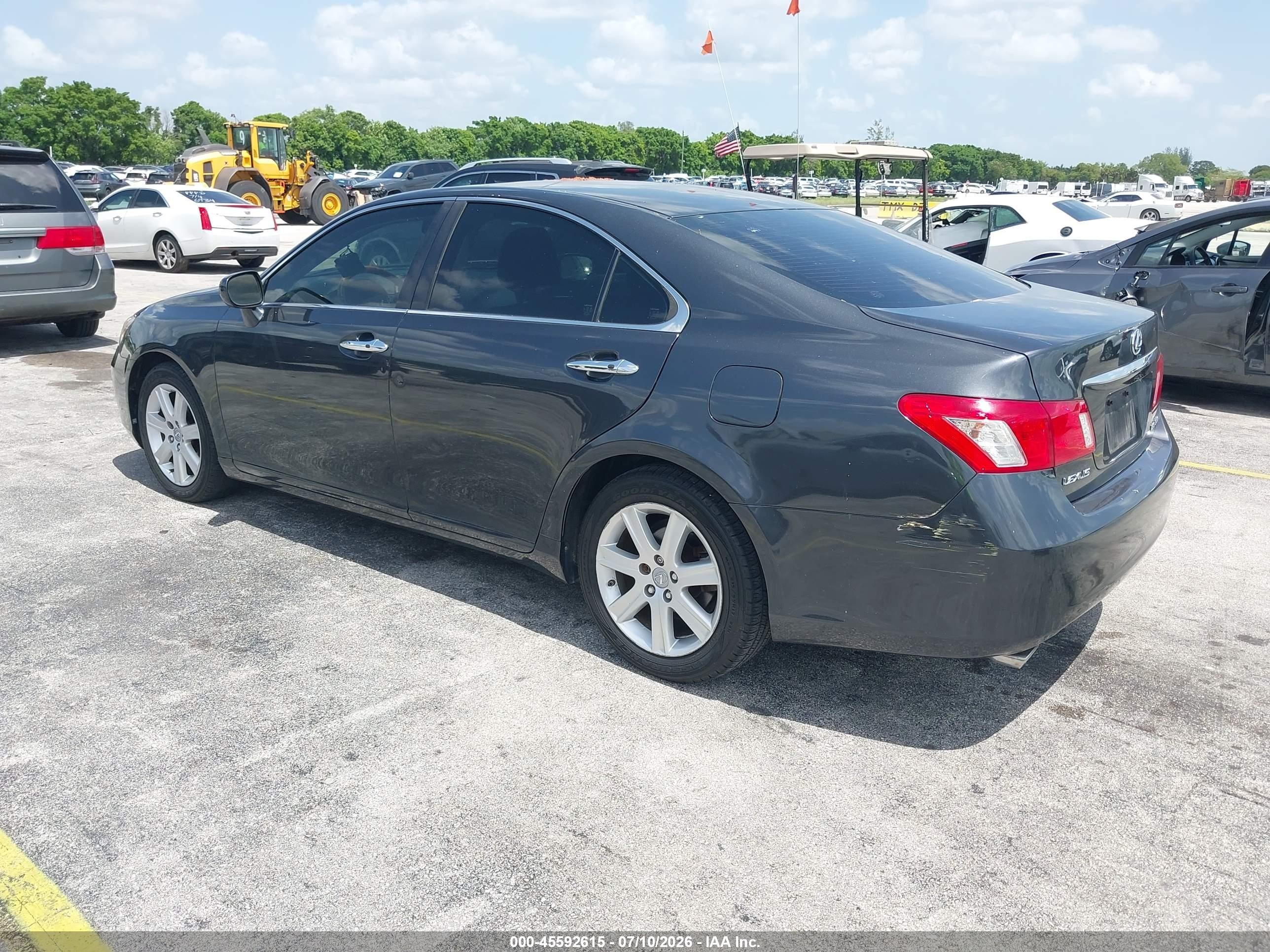 2008 Lexus Es 350   Gray vin: JTHBJ46GX82198974