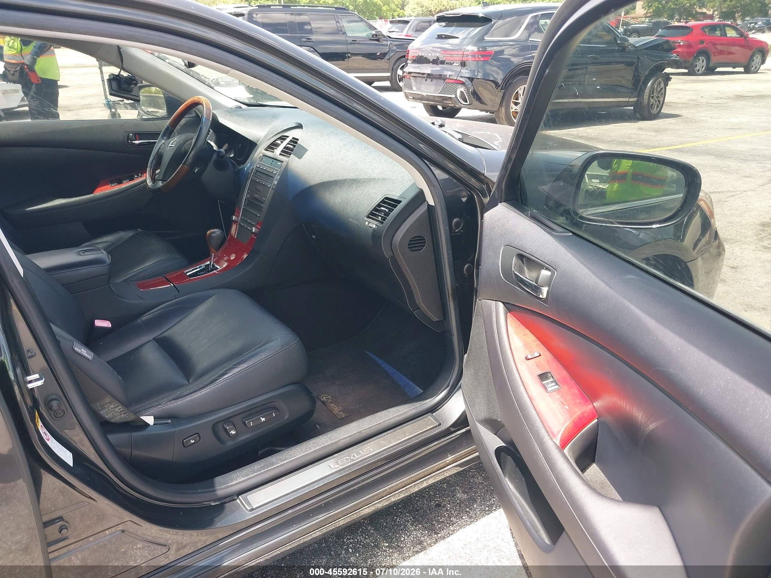 2008 Lexus Es 350   Gray vin: JTHBJ46GX82198974