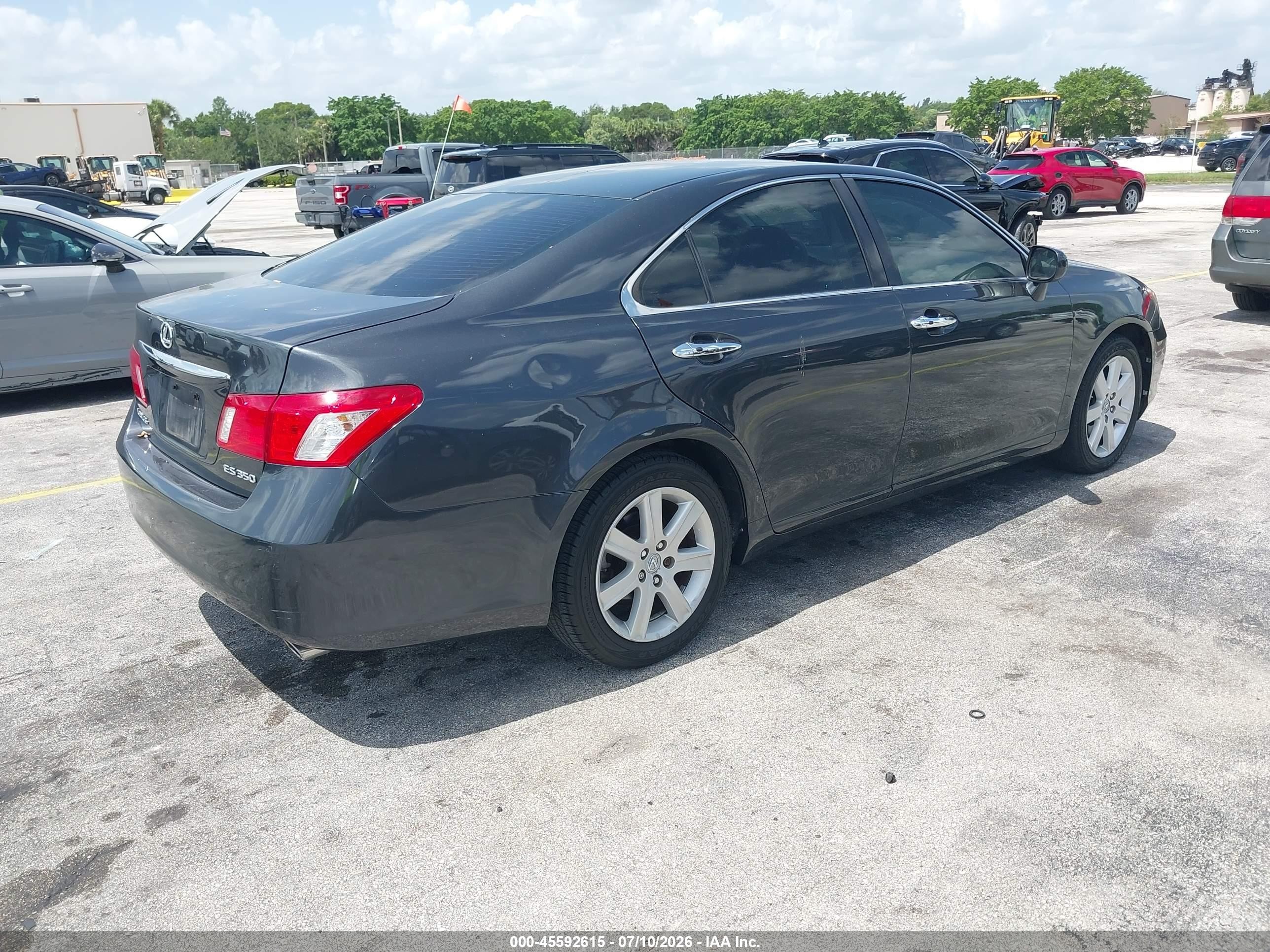 2008 Lexus Es 350   Gray vin: JTHBJ46GX82198974