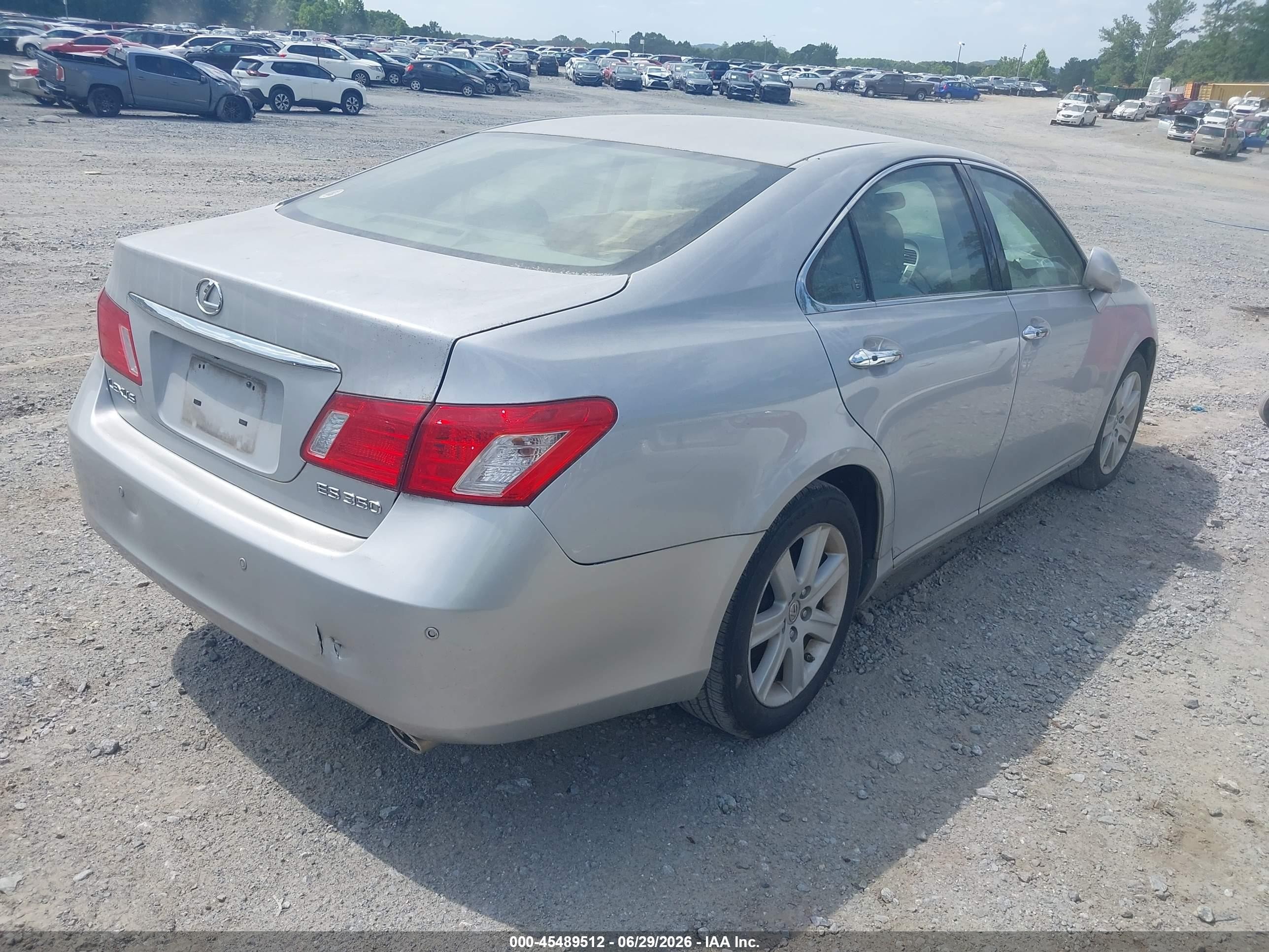2008 Lexus Es 350   Silver vin: JTHBJ46GX82200318