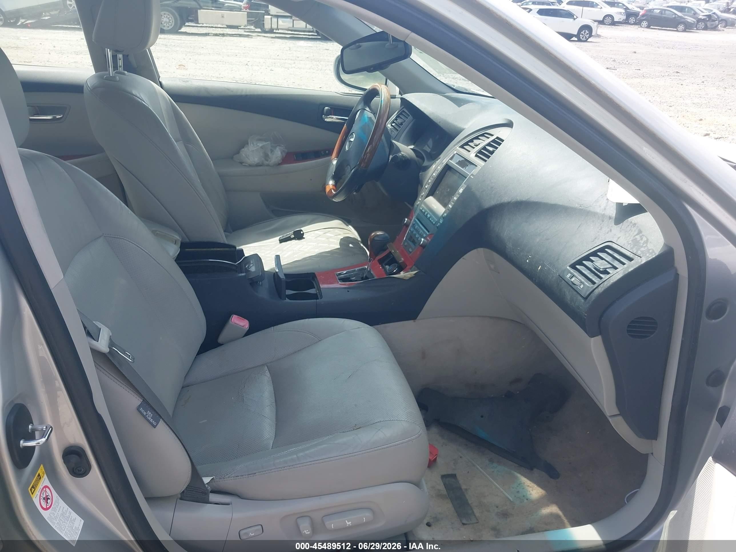 2008 Lexus Es 350   Silver vin: JTHBJ46GX82200318