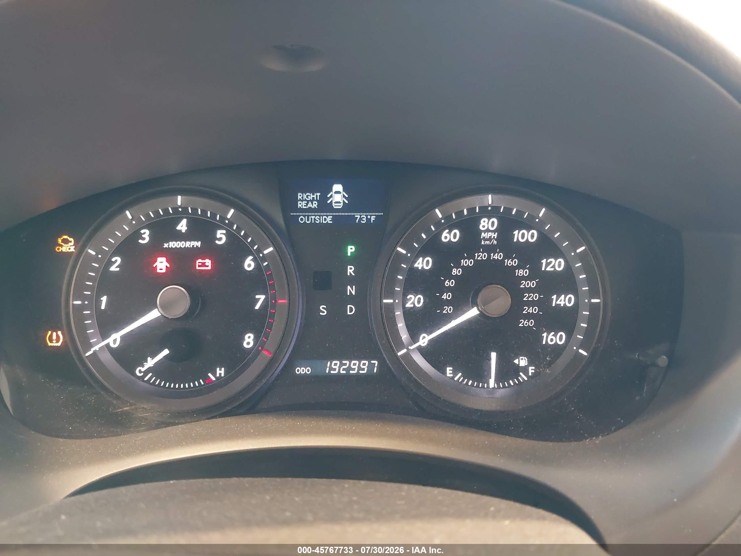 2008 Lexus Es 350   White vin: JTHBJ46GX82202022