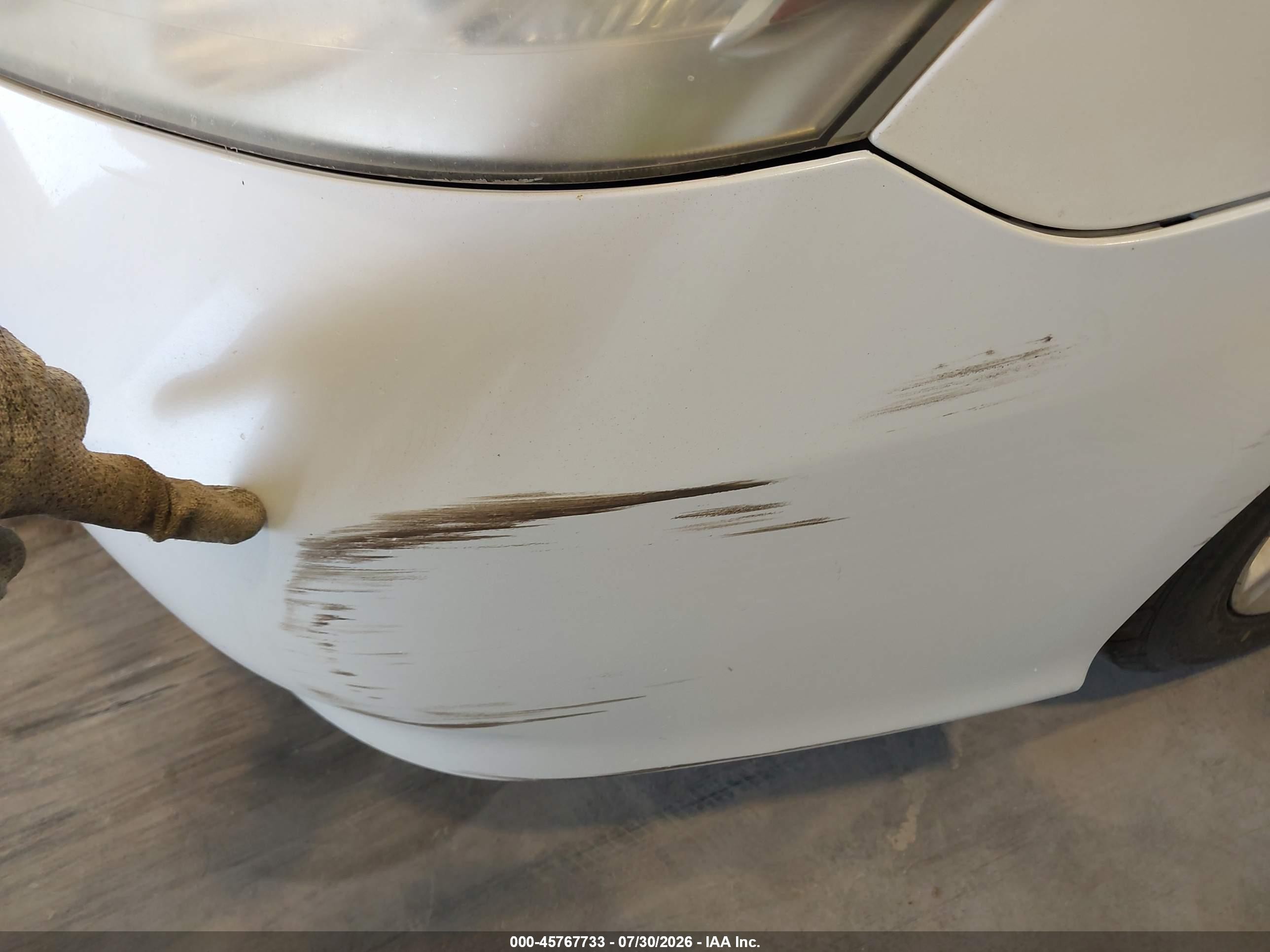 2008 Lexus Es 350   White vin: JTHBJ46GX82202022