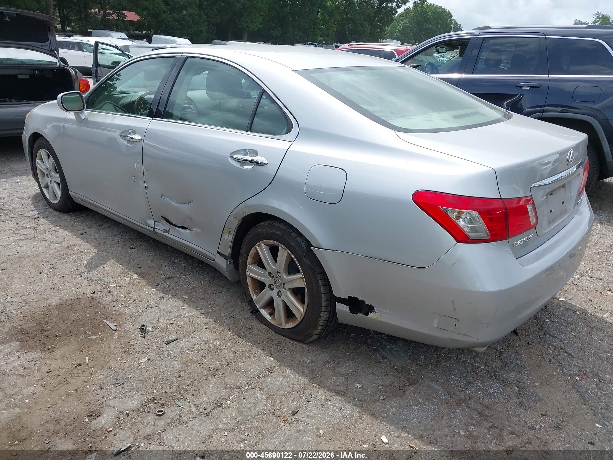 2008 Lexus Es 350   Silver vin: JTHBJ46GX82210783