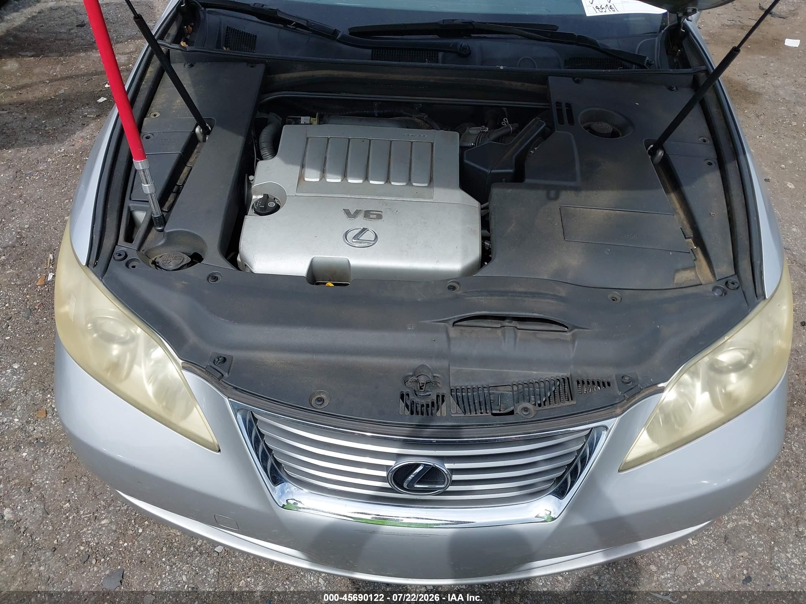 2008 Lexus Es 350   Silver vin: JTHBJ46GX82210783