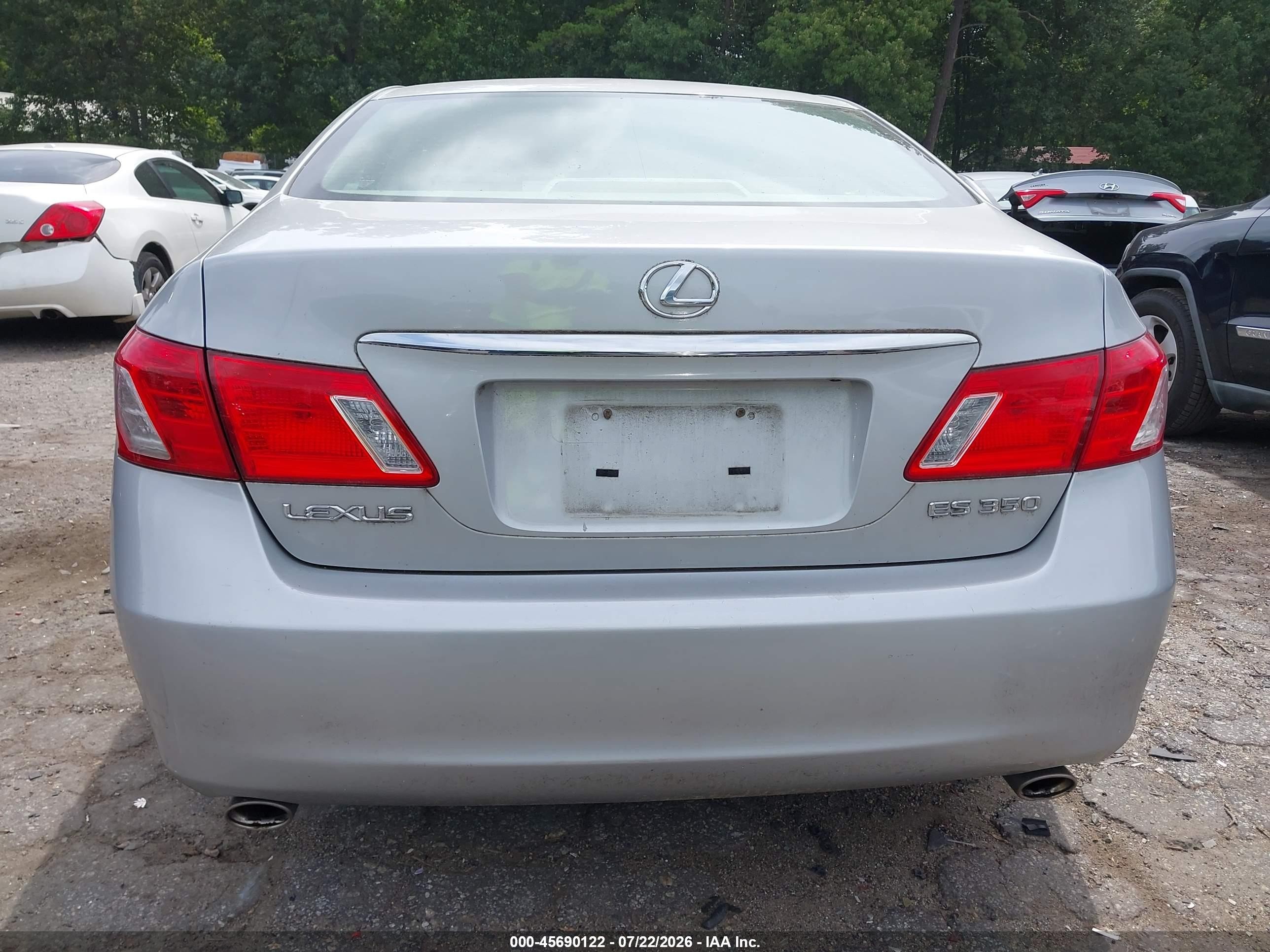 2008 Lexus Es 350   Silver vin: JTHBJ46GX82210783