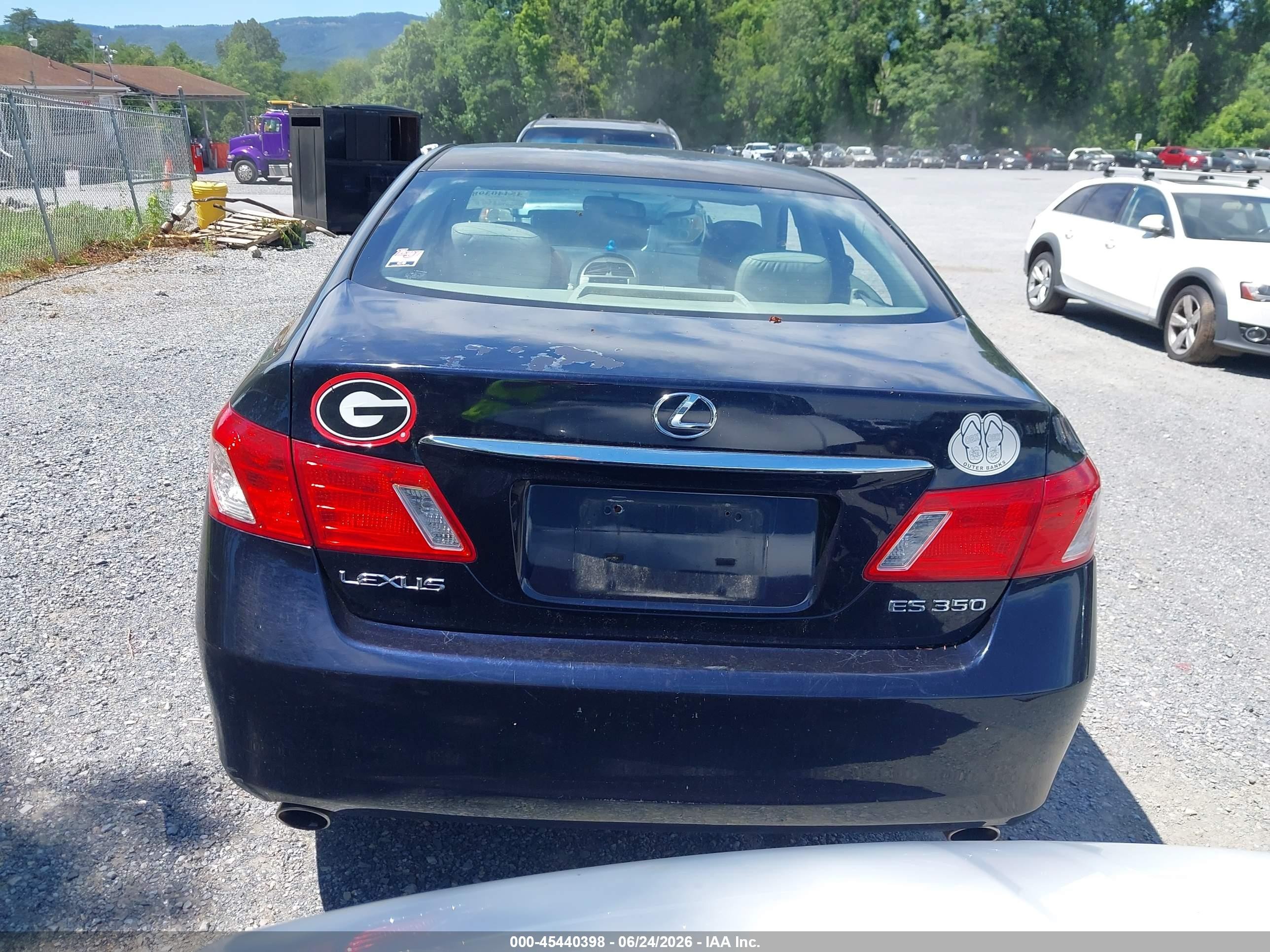 2008 Lexus Es 350 Blue vin: JTHBJ46GX82219645