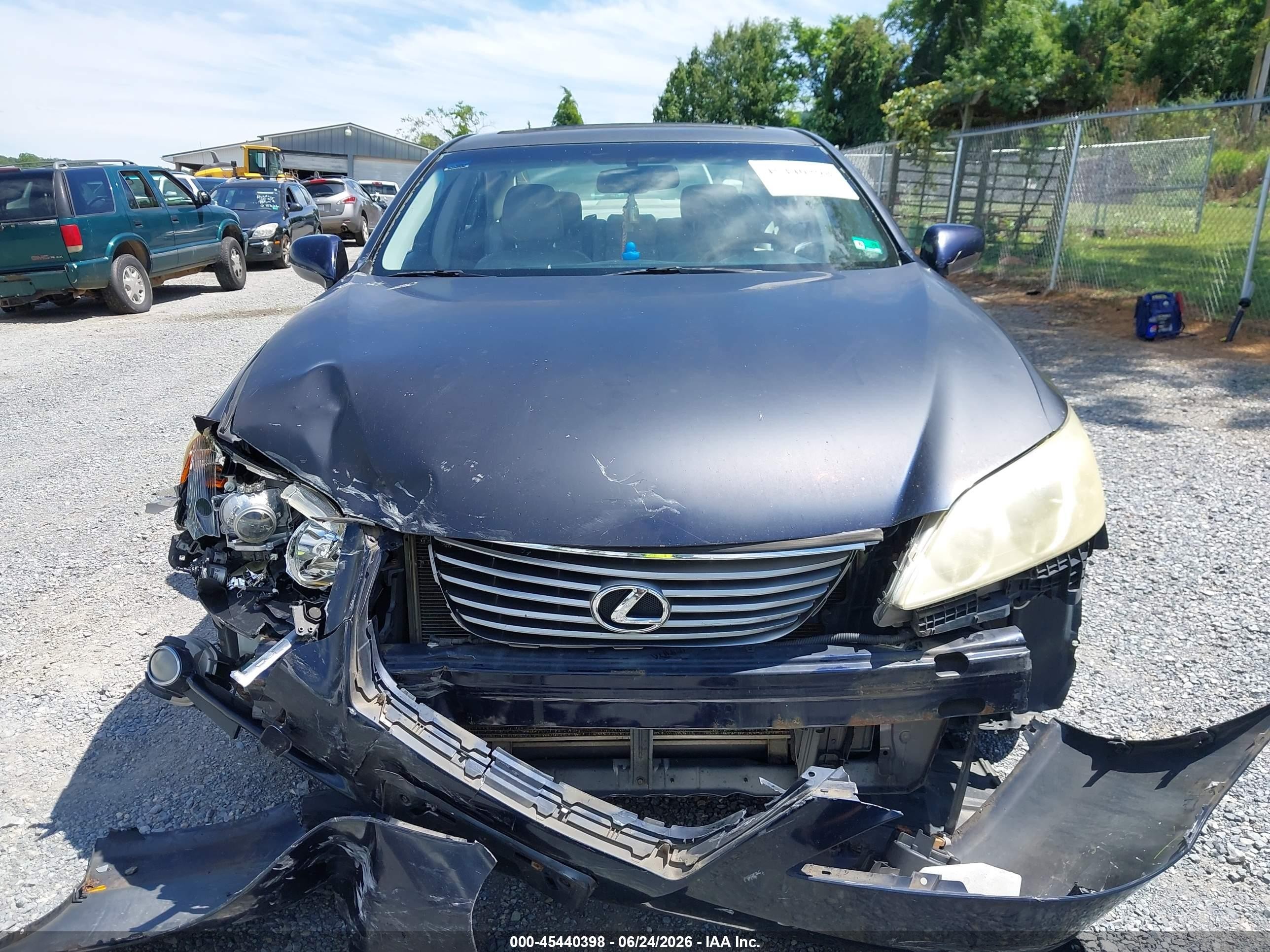 2008 Lexus Es 350 Blue vin: JTHBJ46GX82219645