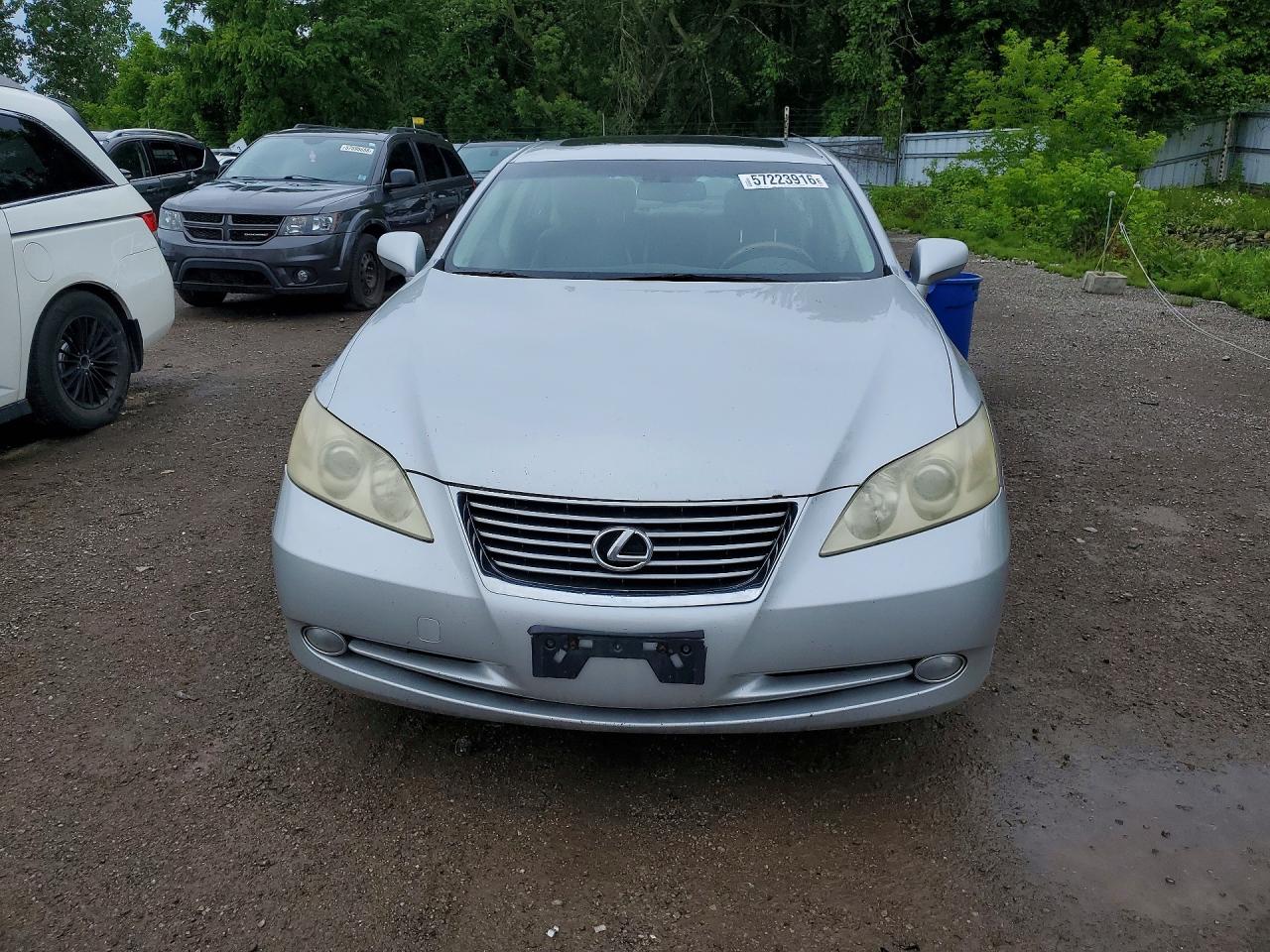 2008 Lexus Es 350 Silver vin: JTHBJ46GX82241693
