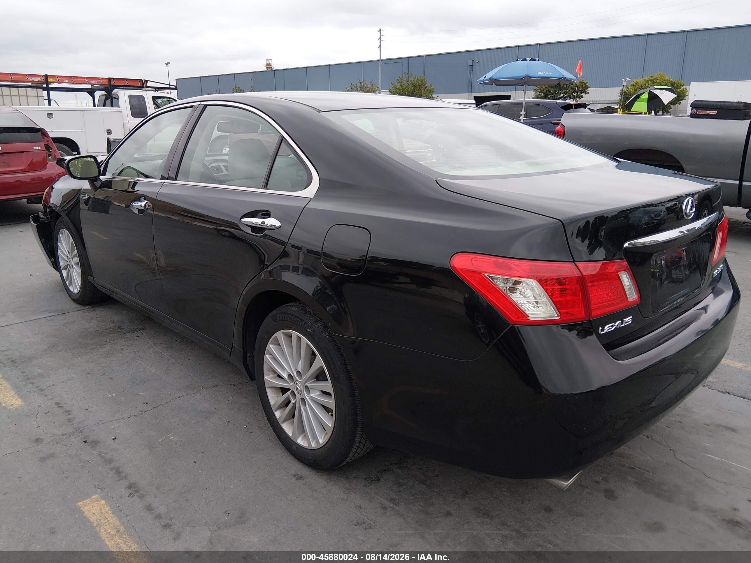 2008 Lexus Es 350 Черный vin: JTHBJ46GX82244531