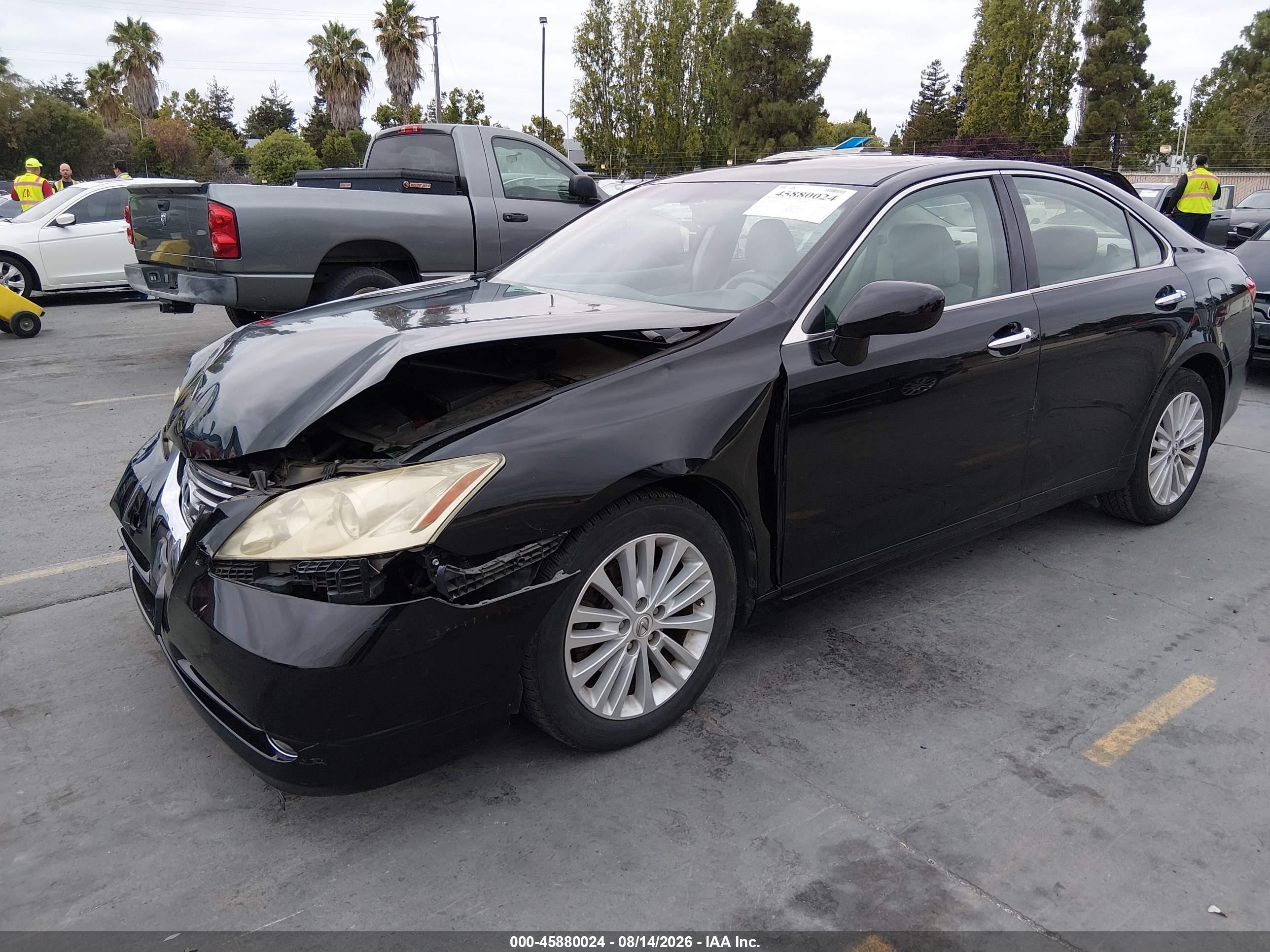 2008 Lexus Es 350 Черный vin: JTHBJ46GX82244531