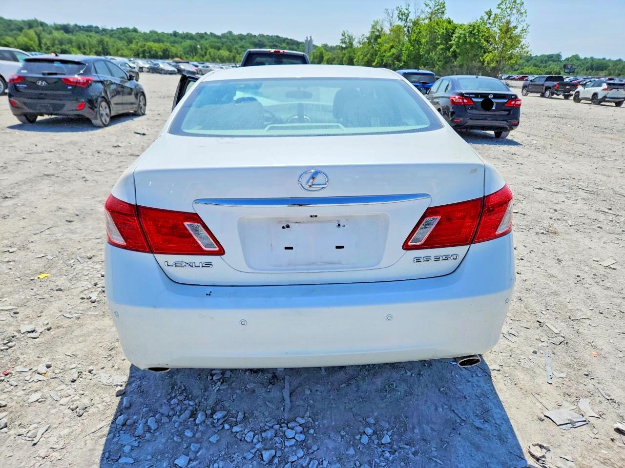 2008 Lexus Es 350 White vin: JTHBJ46GX82248692