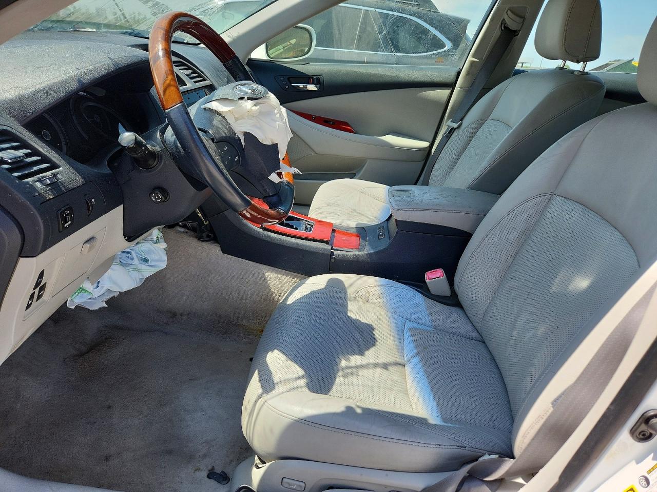 2008 Lexus Es 350 White vin: JTHBJ46GX82248692