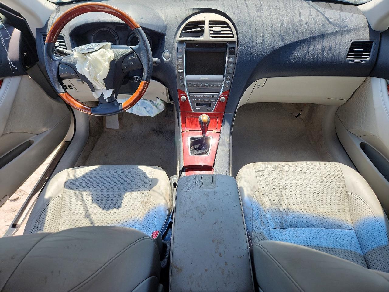 2008 Lexus Es 350 White vin: JTHBJ46GX82248692