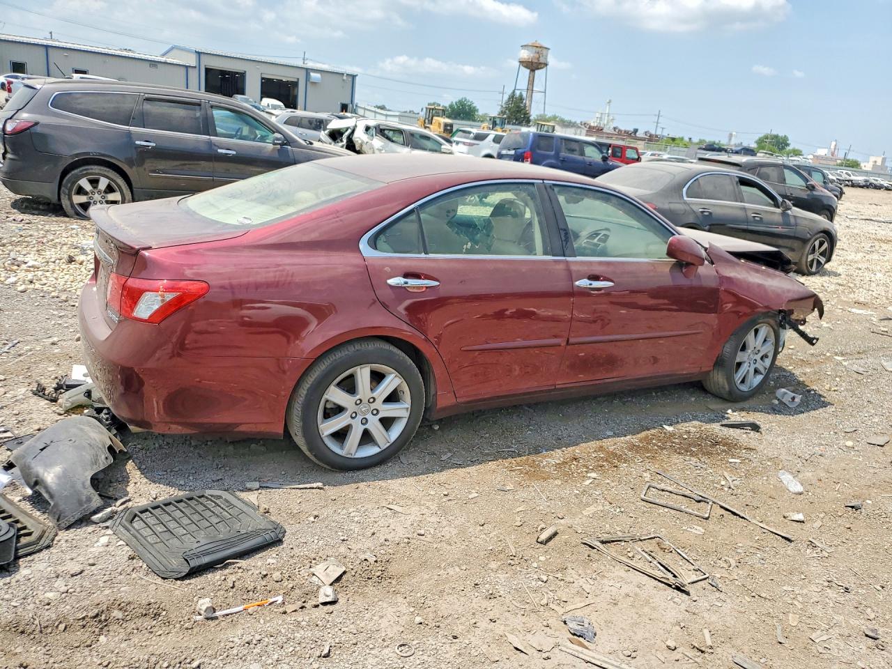 2008 Lexus Es 350 Maroon vin: JTHBJ46GX82252287