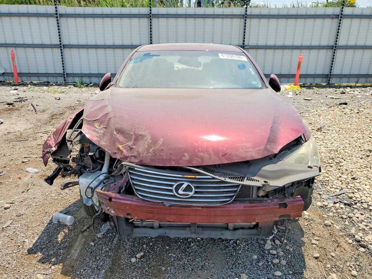 2008 Lexus Es 350 Maroon vin: JTHBJ46GX82252287