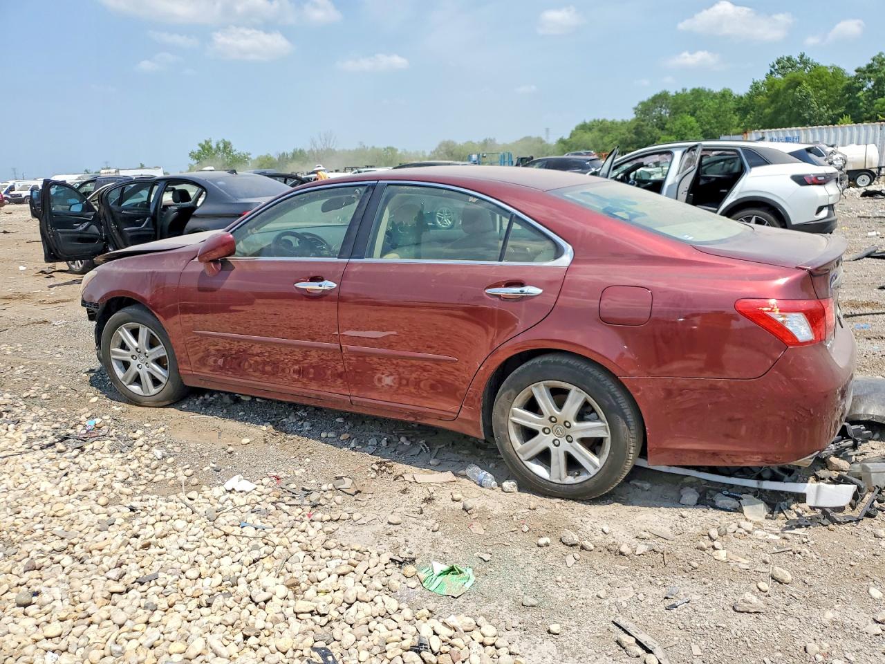2008 Lexus Es 350 Maroon vin: JTHBJ46GX82252287