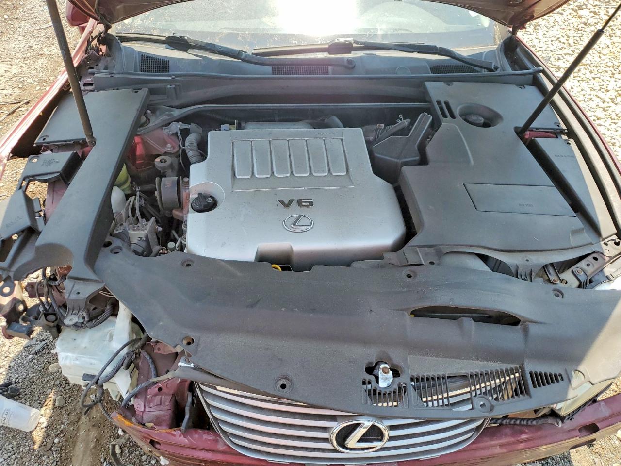 2008 Lexus Es 350 Maroon vin: JTHBJ46GX82252287