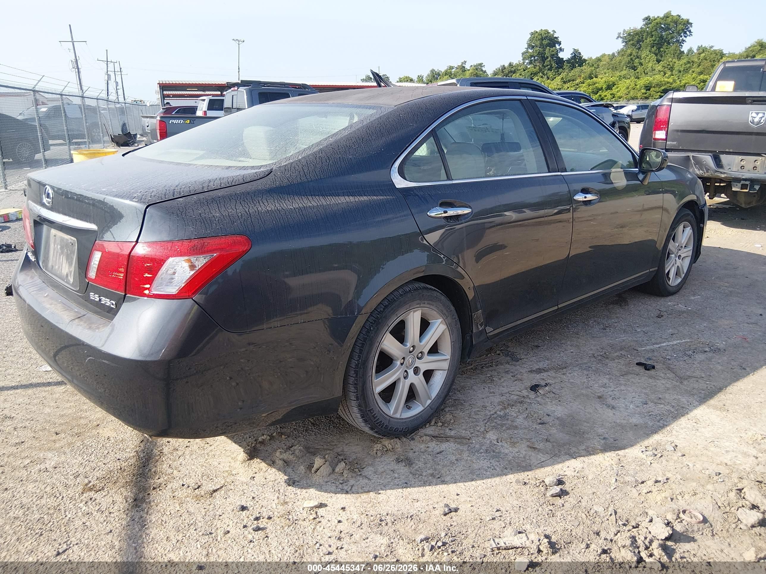 2008 Lexus Es 350   Gray vin: JTHBJ46GX82263189