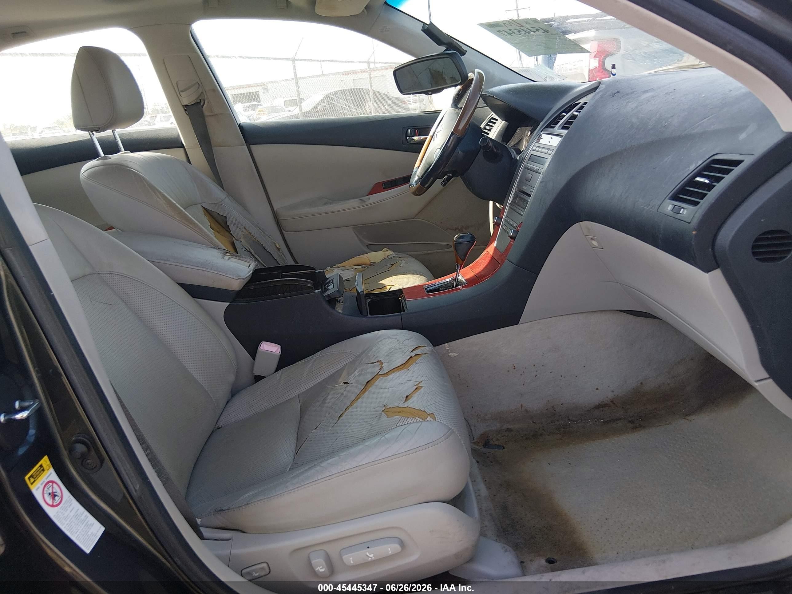 2008 Lexus Es 350   Gray vin: JTHBJ46GX82263189
