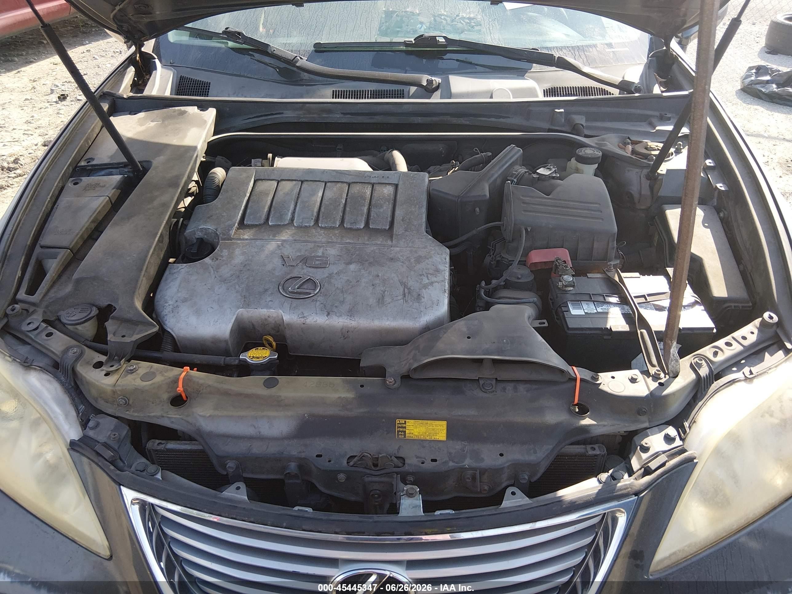 2008 Lexus Es 350   Gray vin: JTHBJ46GX82263189