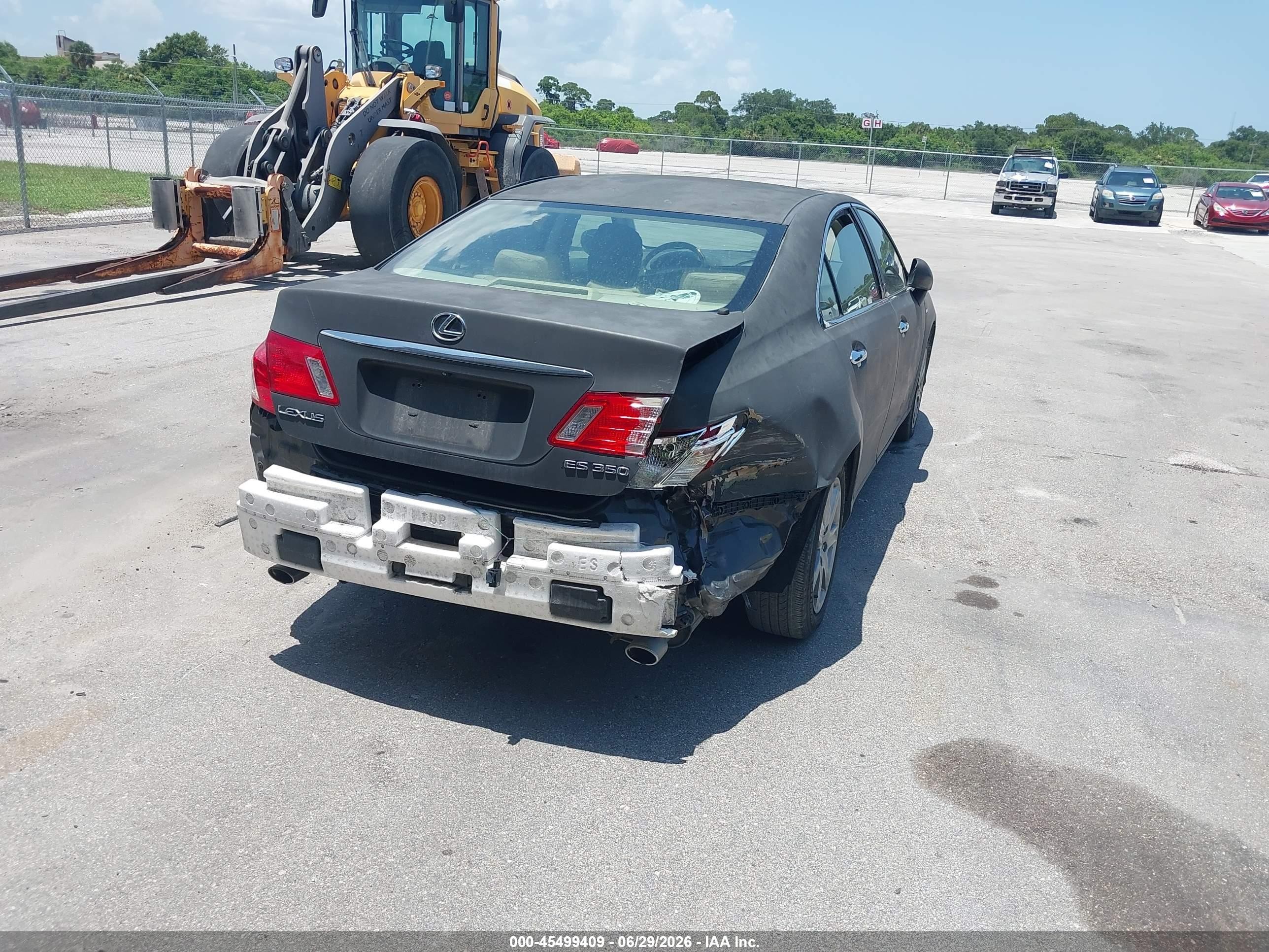 2008 Lexus Es 350   Gray vin: JTHBJ46GX82271891