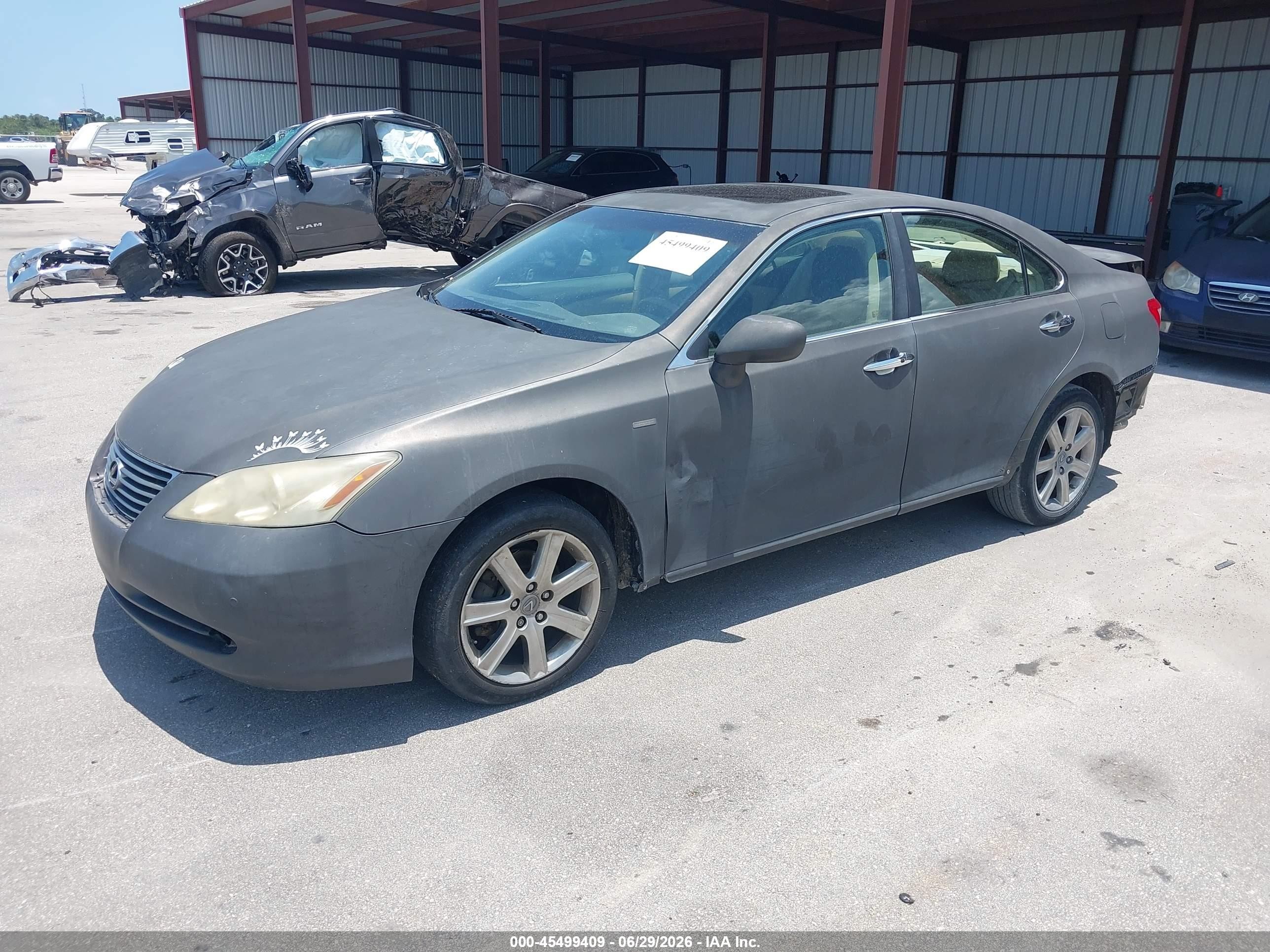 2008 Lexus Es 350   Gray vin: JTHBJ46GX82271891