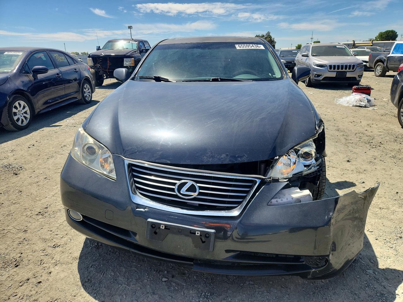 2009 Lexus Es 350 Black vin: JTHBJ46GX92284657