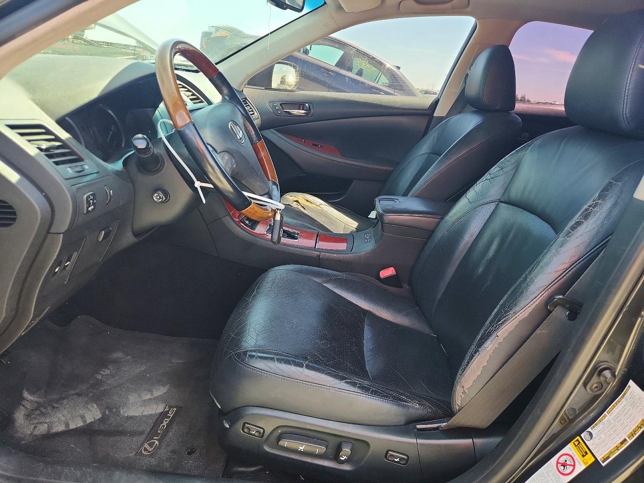 2009 Lexus Es 350 Black vin: JTHBJ46GX92284657