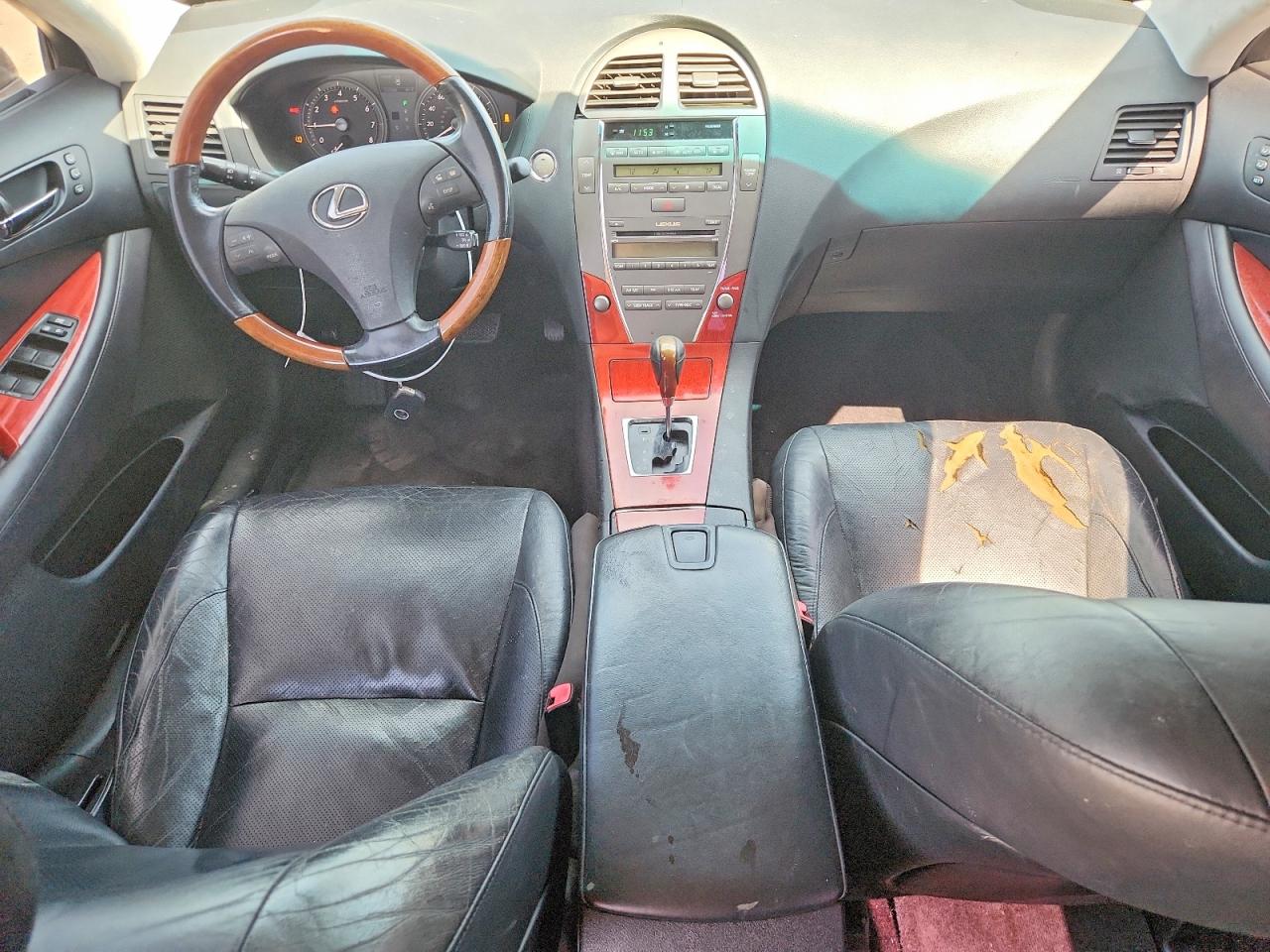 2009 Lexus Es 350 Black vin: JTHBJ46GX92284657