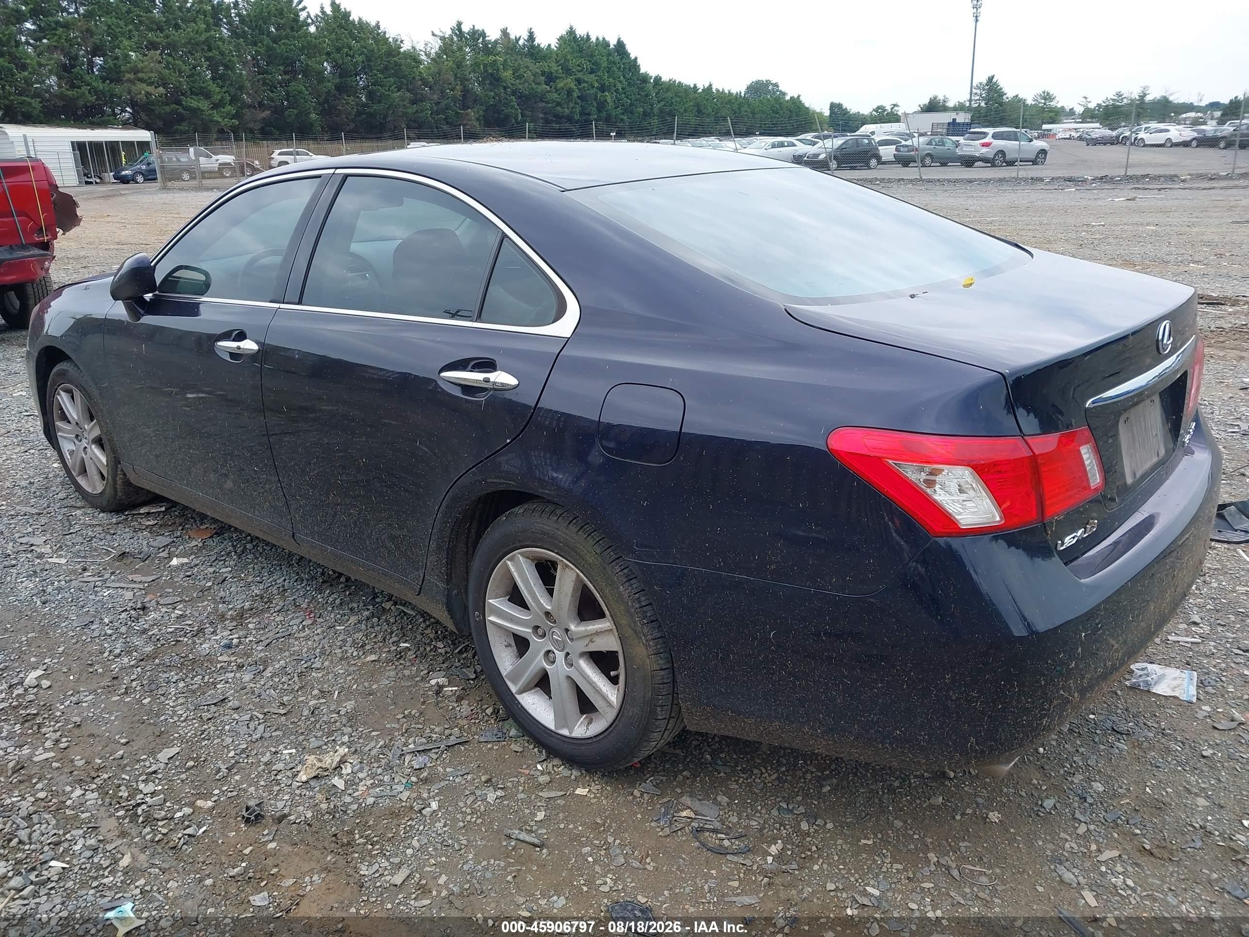 2009 Lexus Es 350 Черный vin: JTHBJ46GX92291821