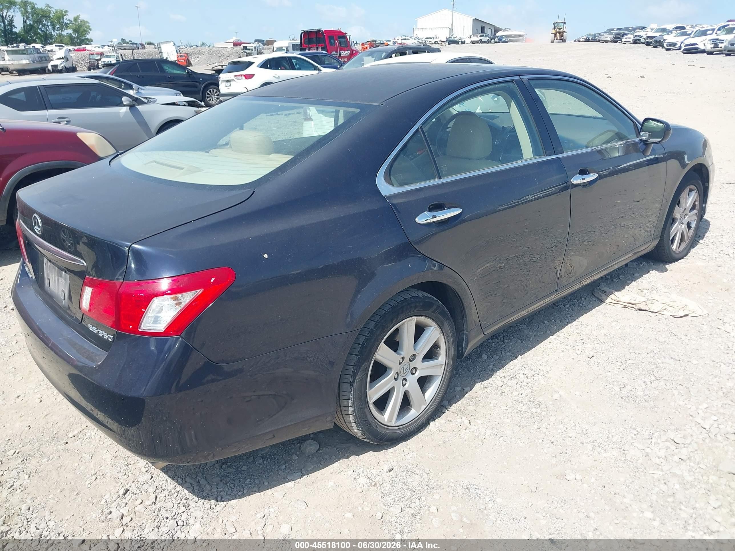 2009 Lexus Es 350   Blue vin: JTHBJ46GX92293214