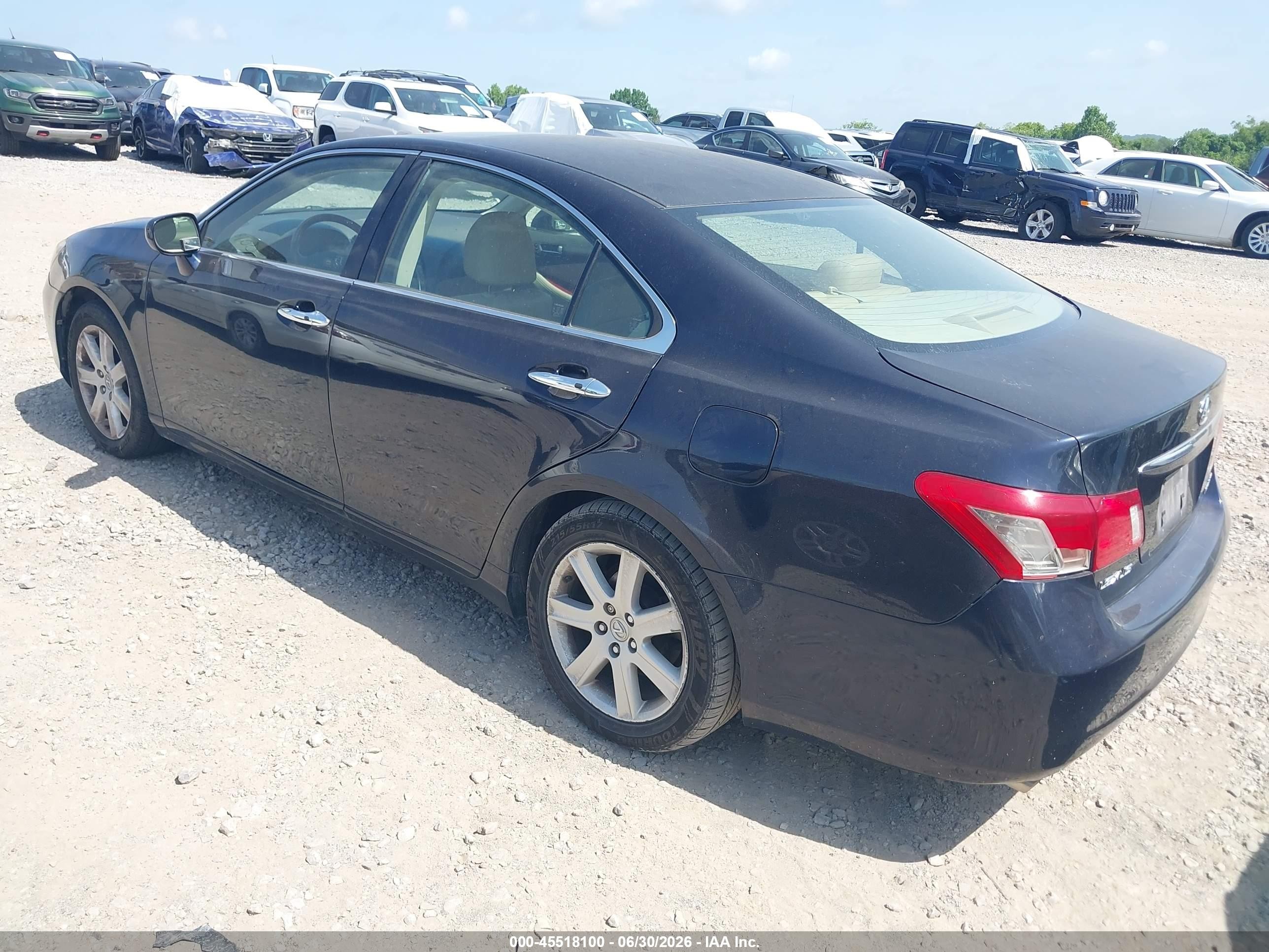 2009 Lexus Es 350   Blue vin: JTHBJ46GX92293214