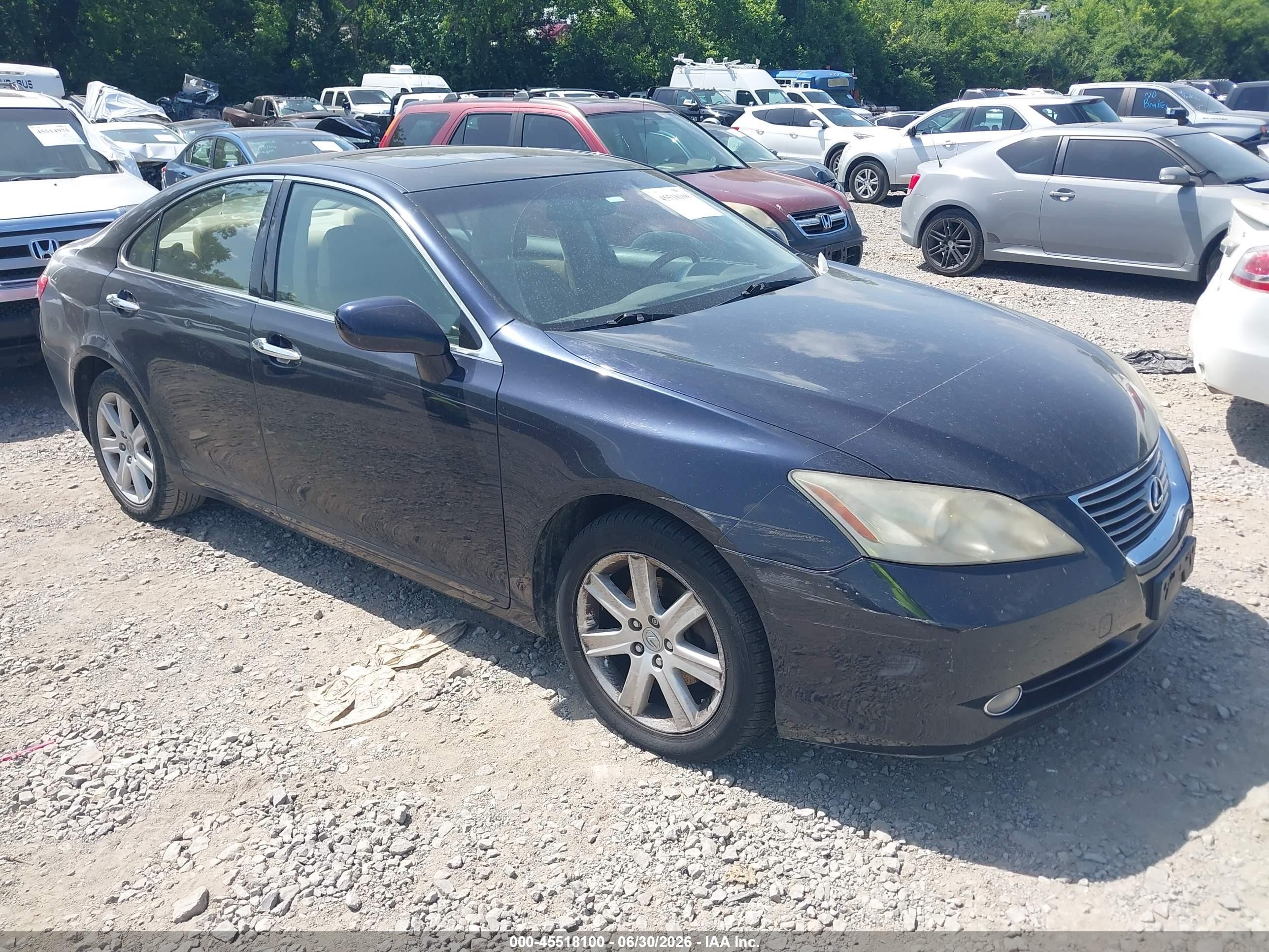 2009 Lexus Es 350   Blue vin: JTHBJ46GX92293214