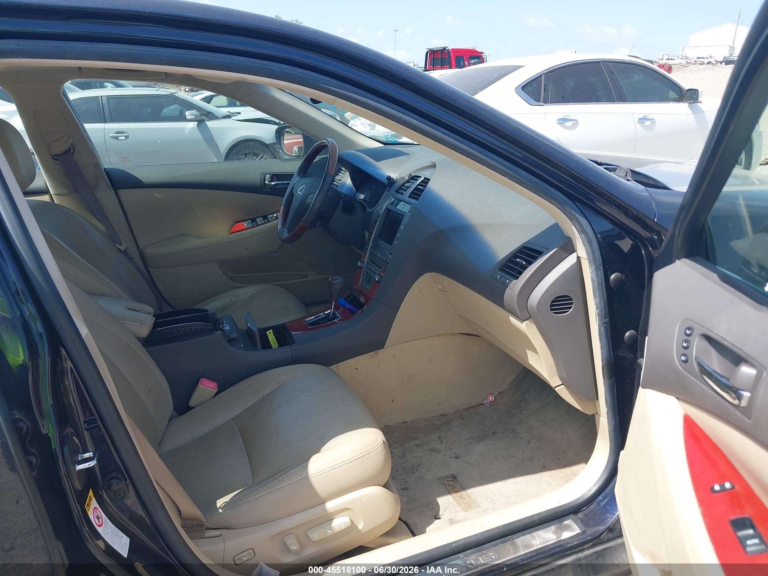 2009 Lexus Es 350   Blue vin: JTHBJ46GX92293214