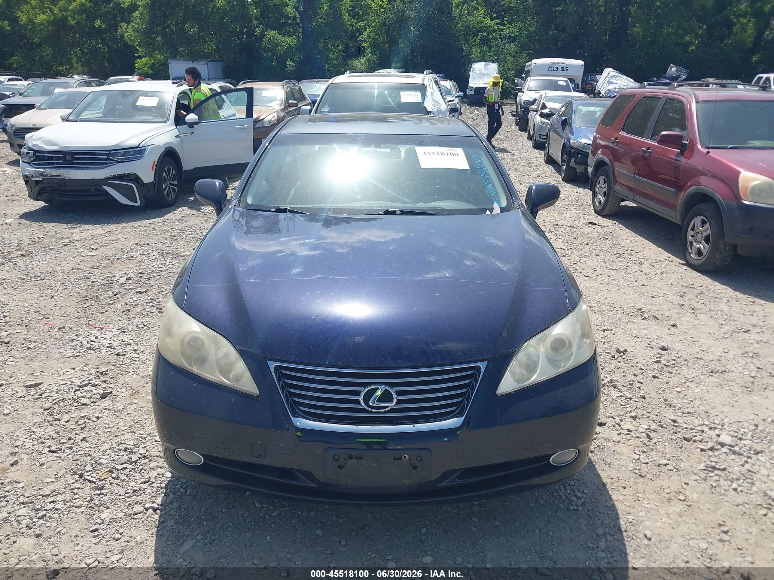 2009 Lexus Es 350   Blue vin: JTHBJ46GX92293214