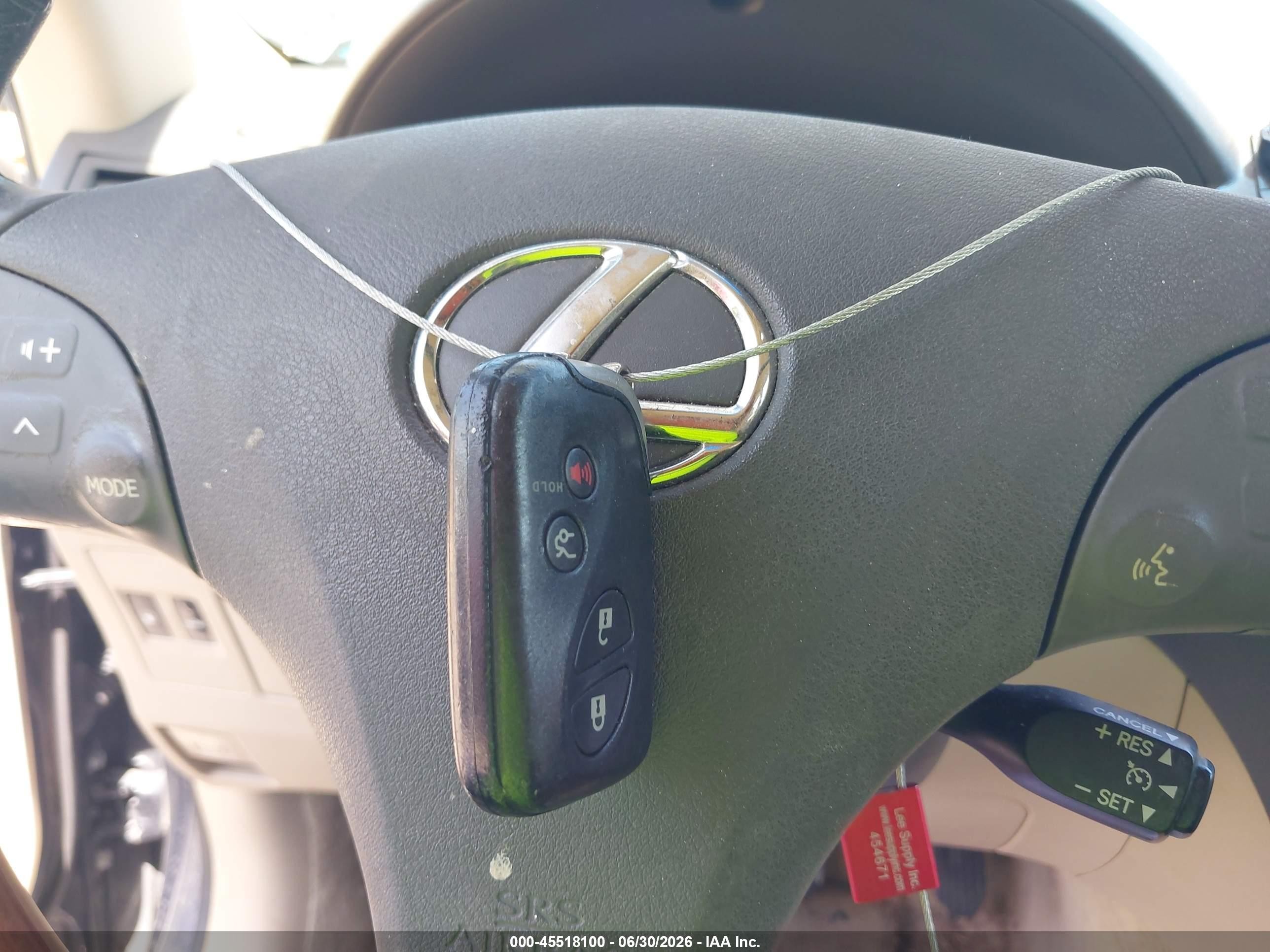 2009 Lexus Es 350   Blue vin: JTHBJ46GX92293214