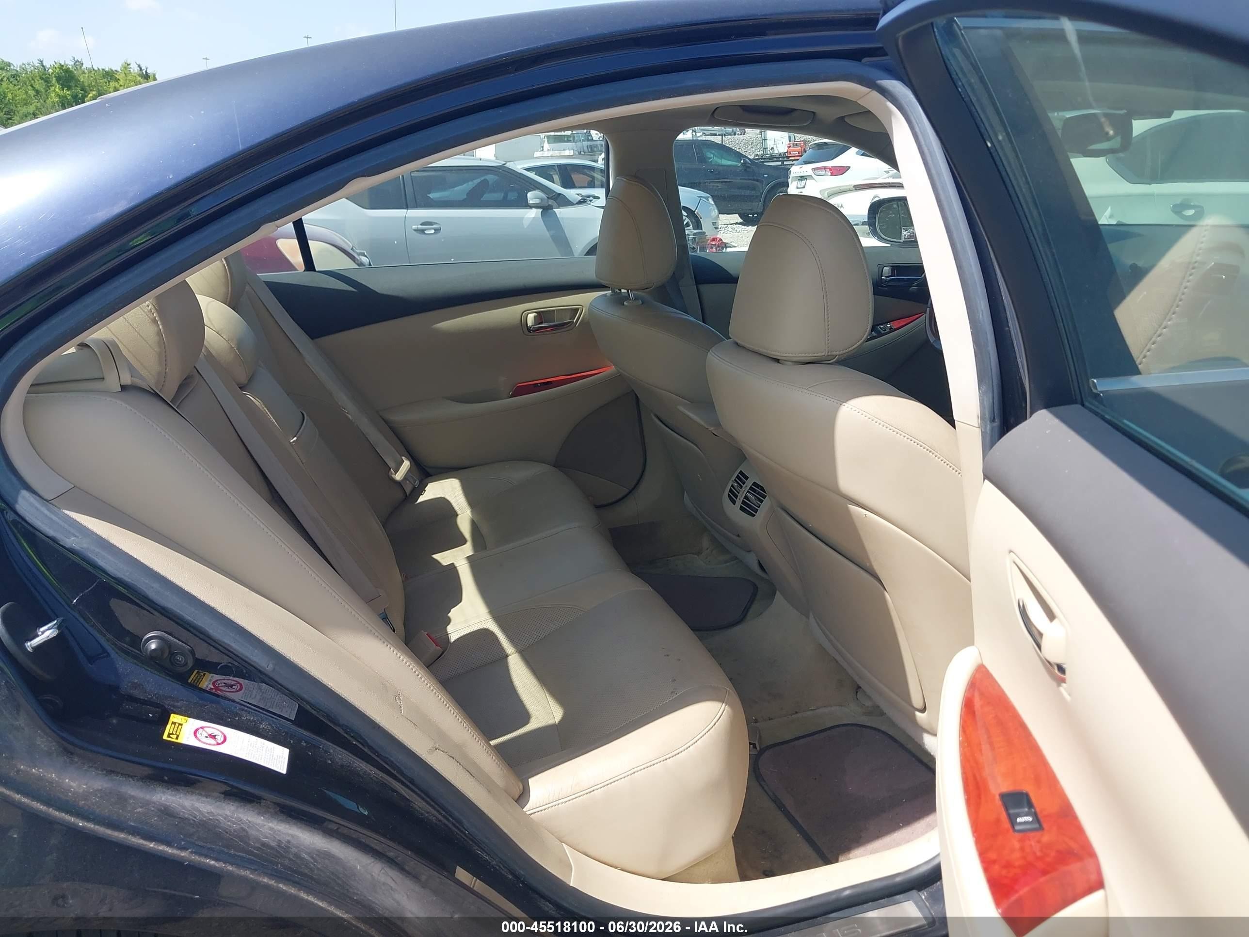 2009 Lexus Es 350   Blue vin: JTHBJ46GX92293214