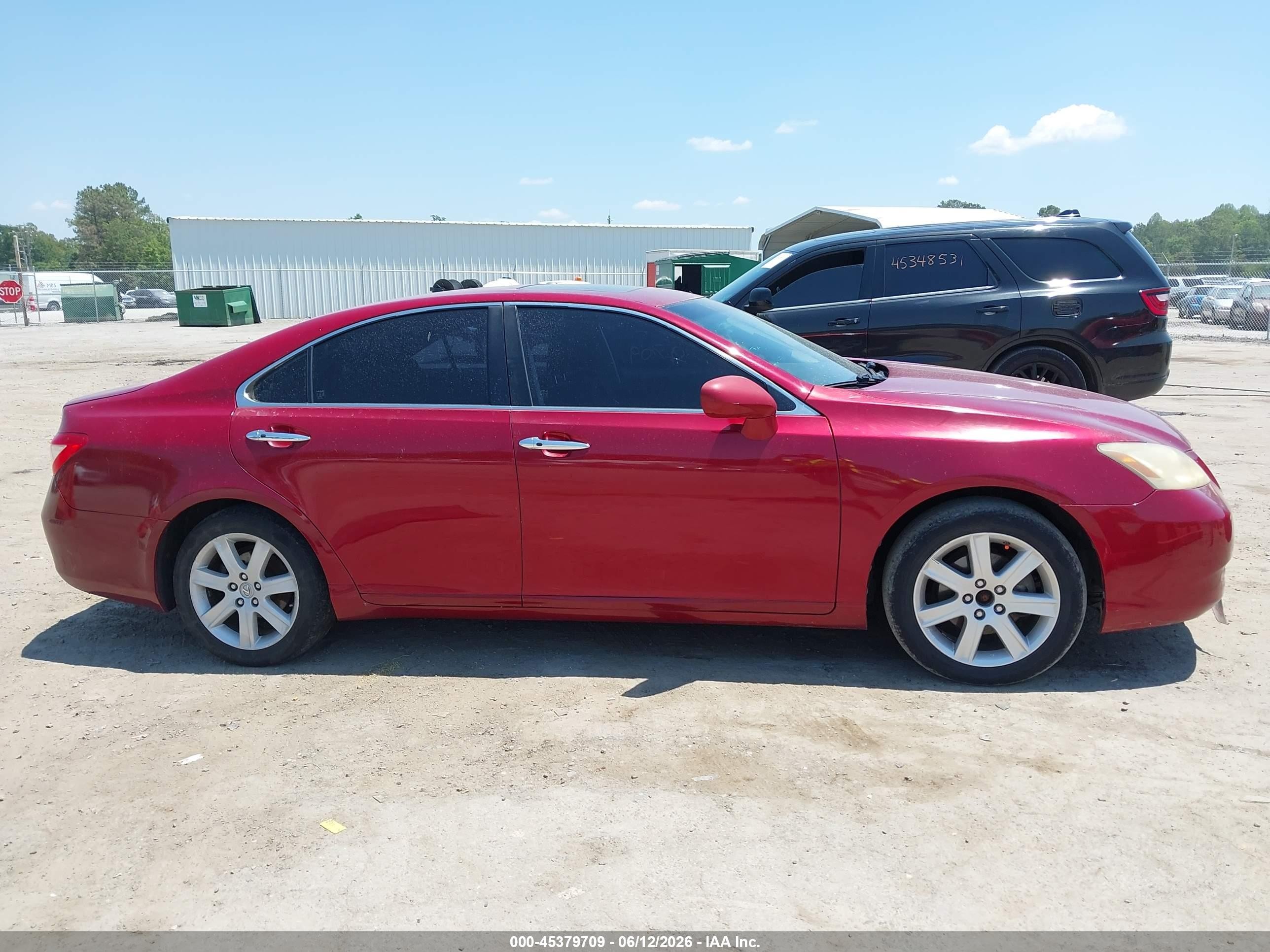 2009 Lexus Es 350   Red vin: JTHBJ46GX92300646