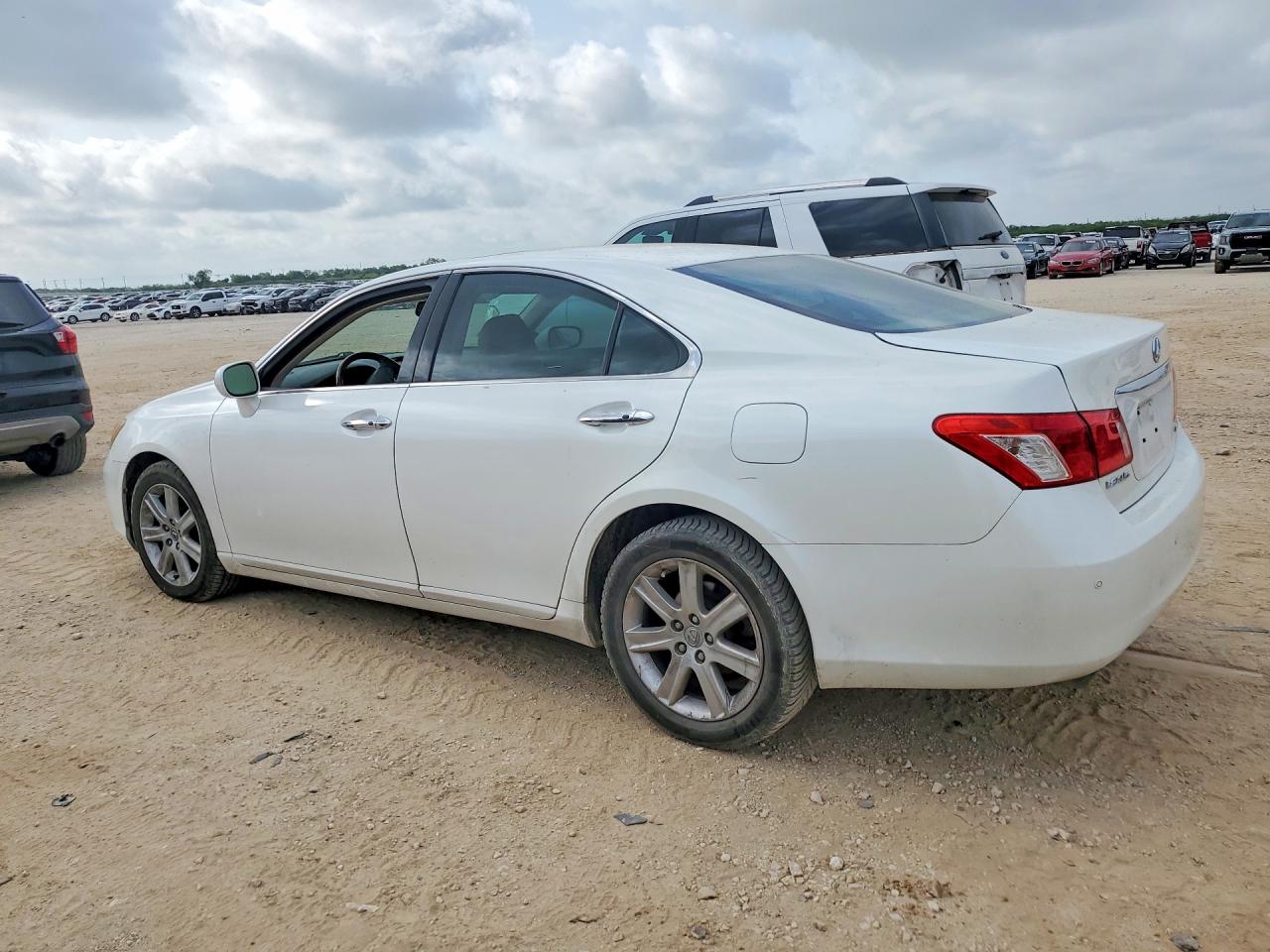 2009 Lexus Es 350 White vin: JTHBJ46GX92304552