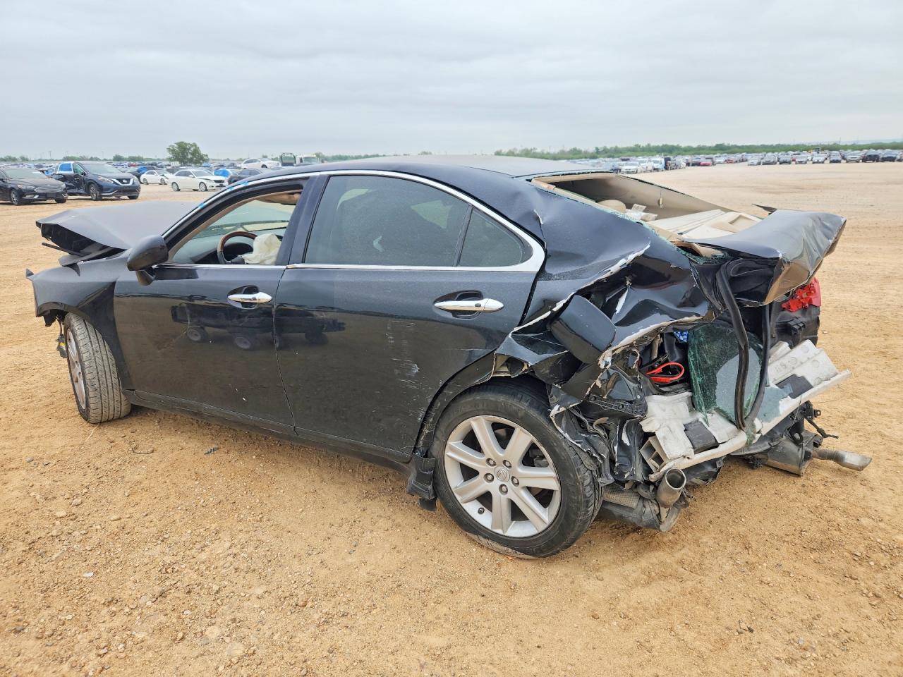 2009 Lexus Es 350 Black vin: JTHBJ46GX92309296
