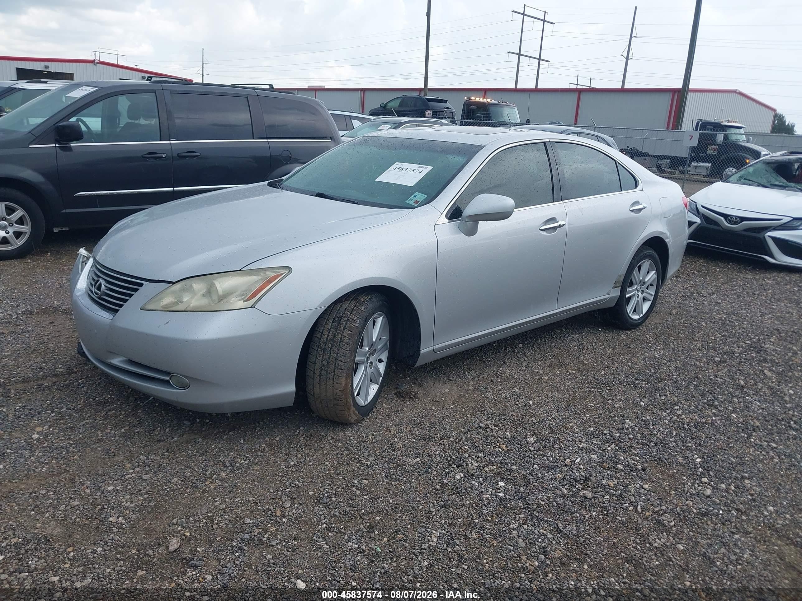 2009 Lexus Es 350   Silver vin: JTHBJ46GX92316975