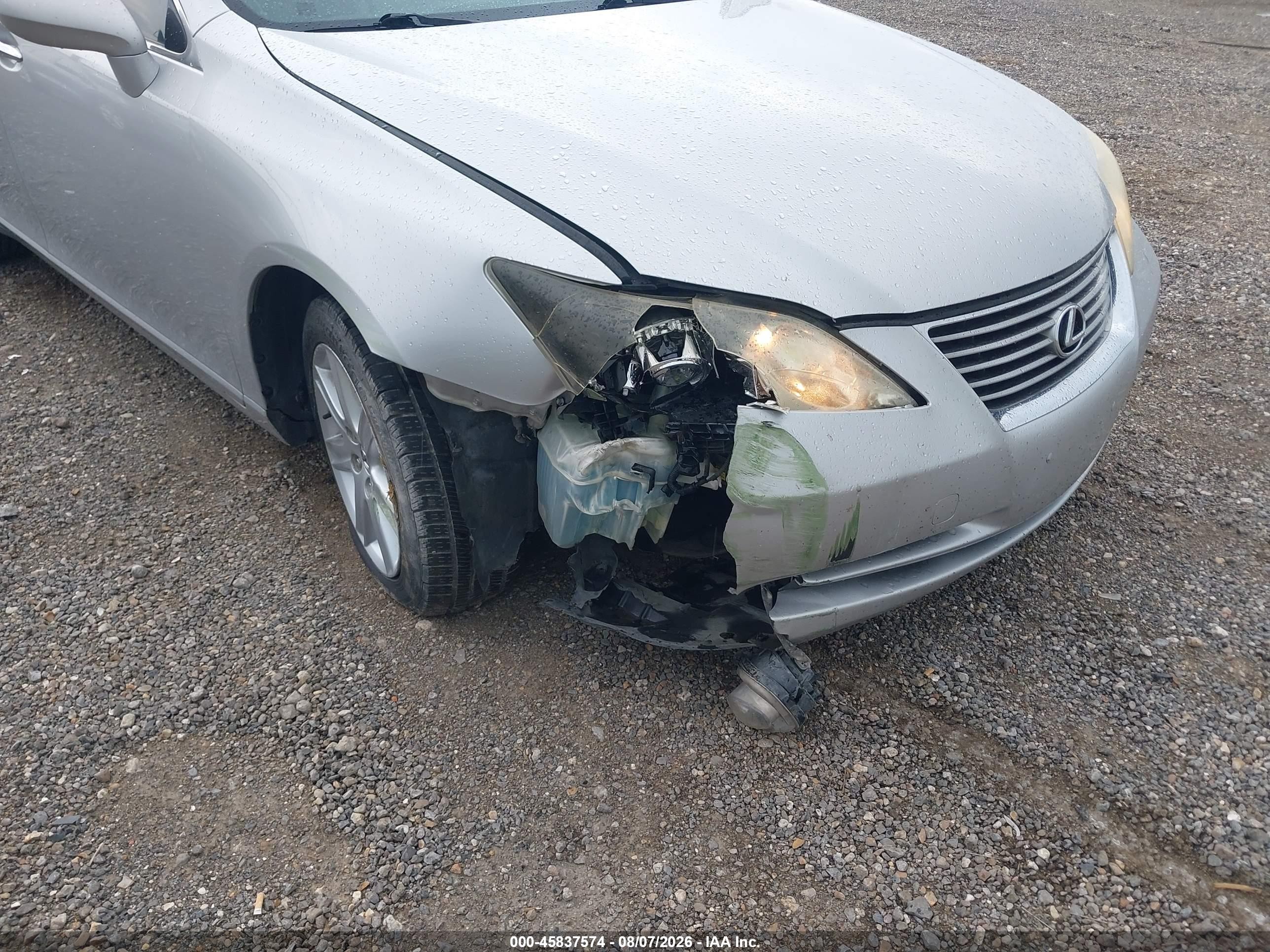 2009 Lexus Es 350   Silver vin: JTHBJ46GX92316975