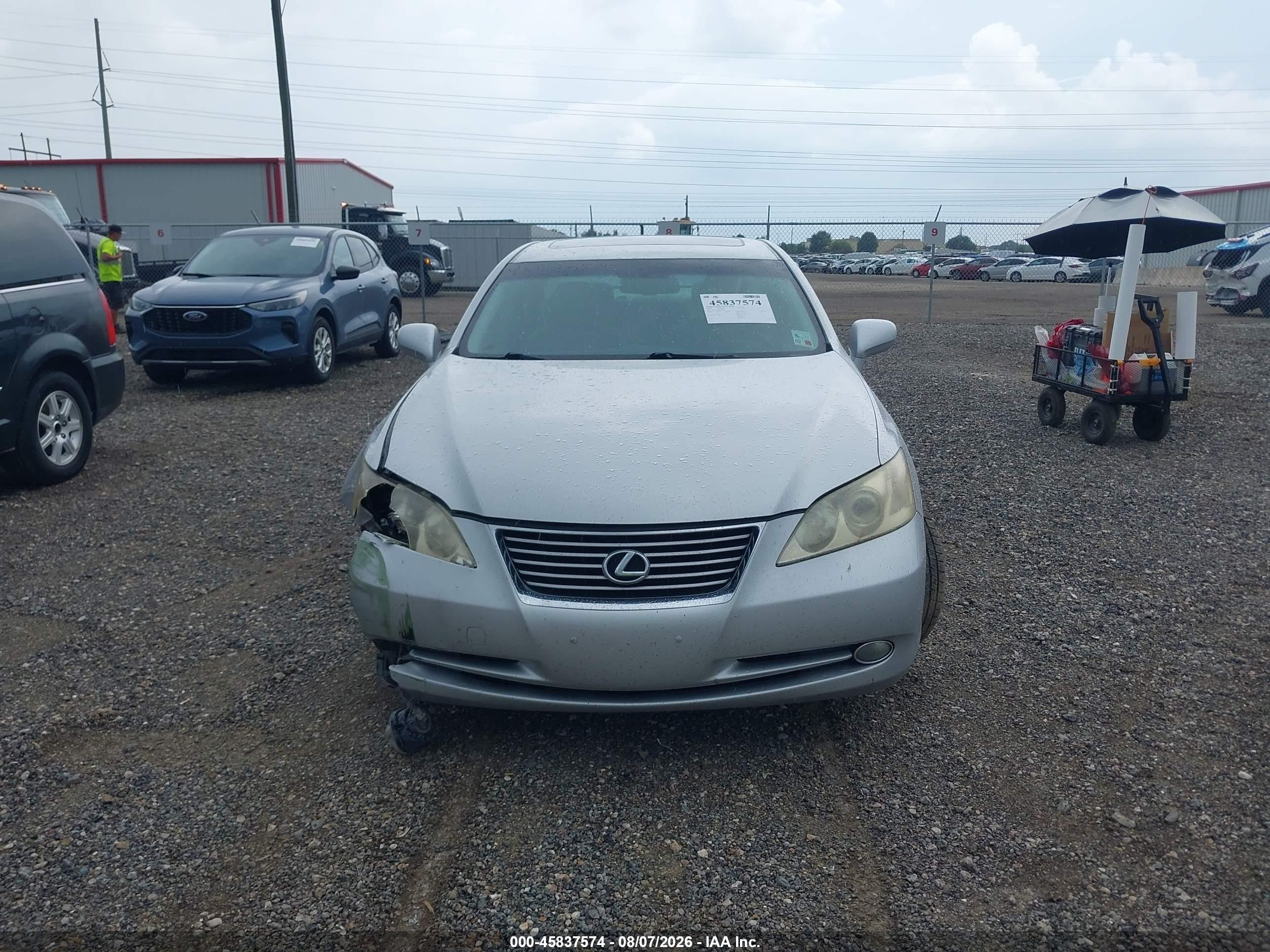 2009 Lexus Es 350   Silver vin: JTHBJ46GX92316975