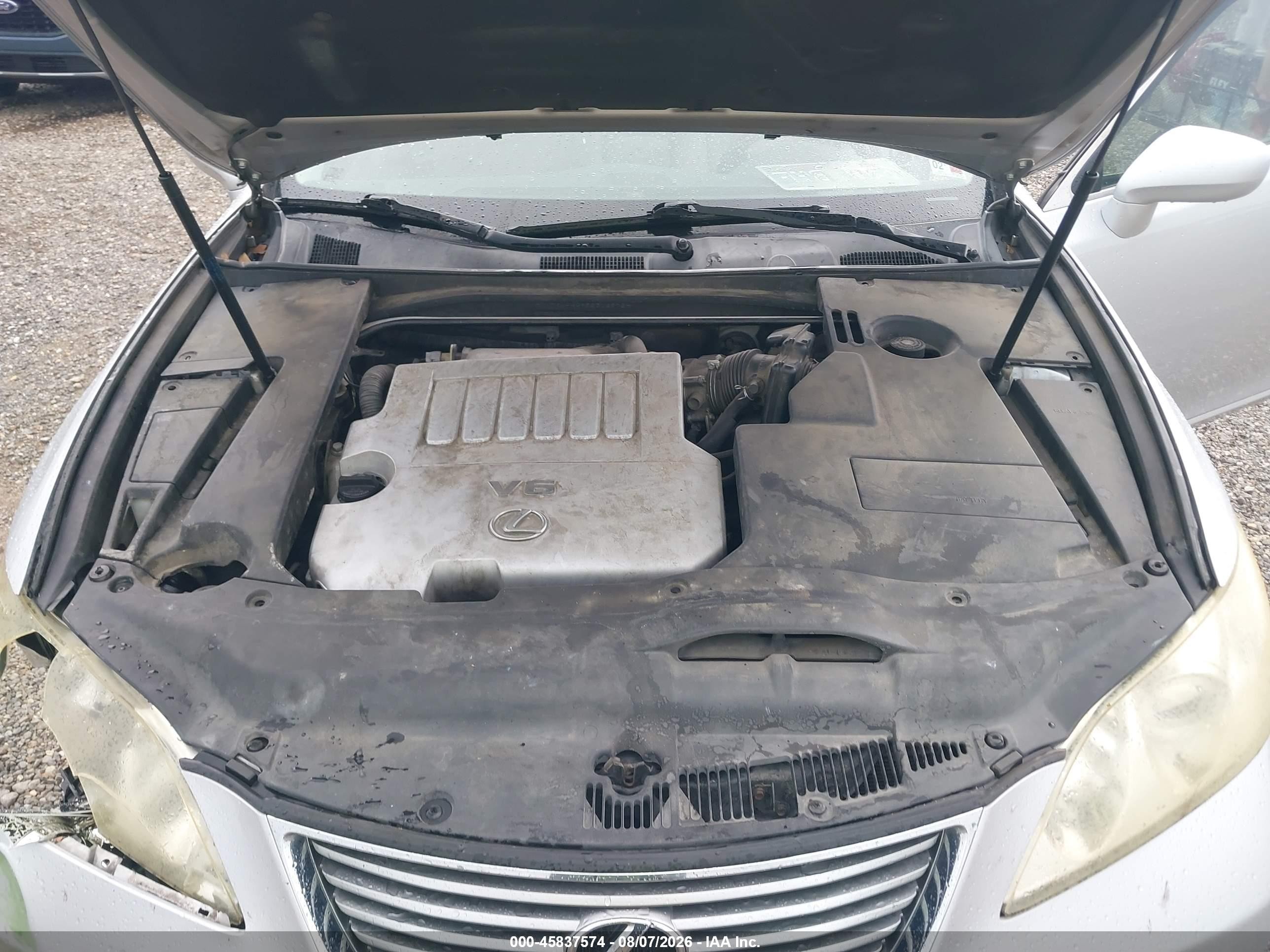 2009 Lexus Es 350   Silver vin: JTHBJ46GX92316975